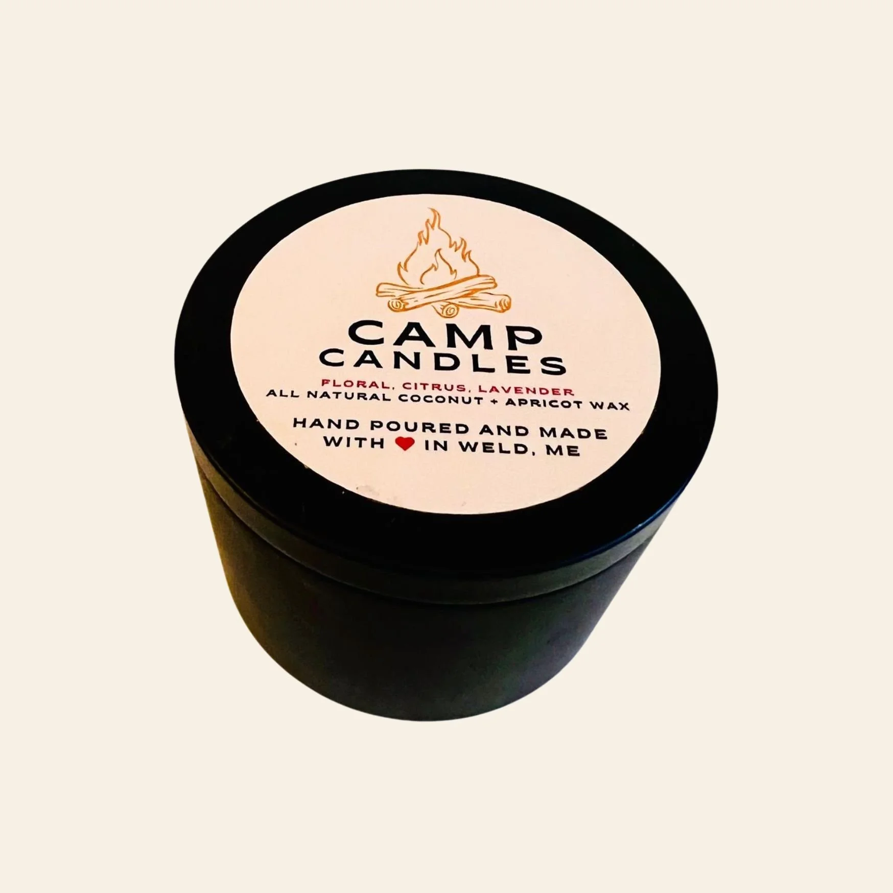 Camp Candles: Floral, Citrus, Lavender