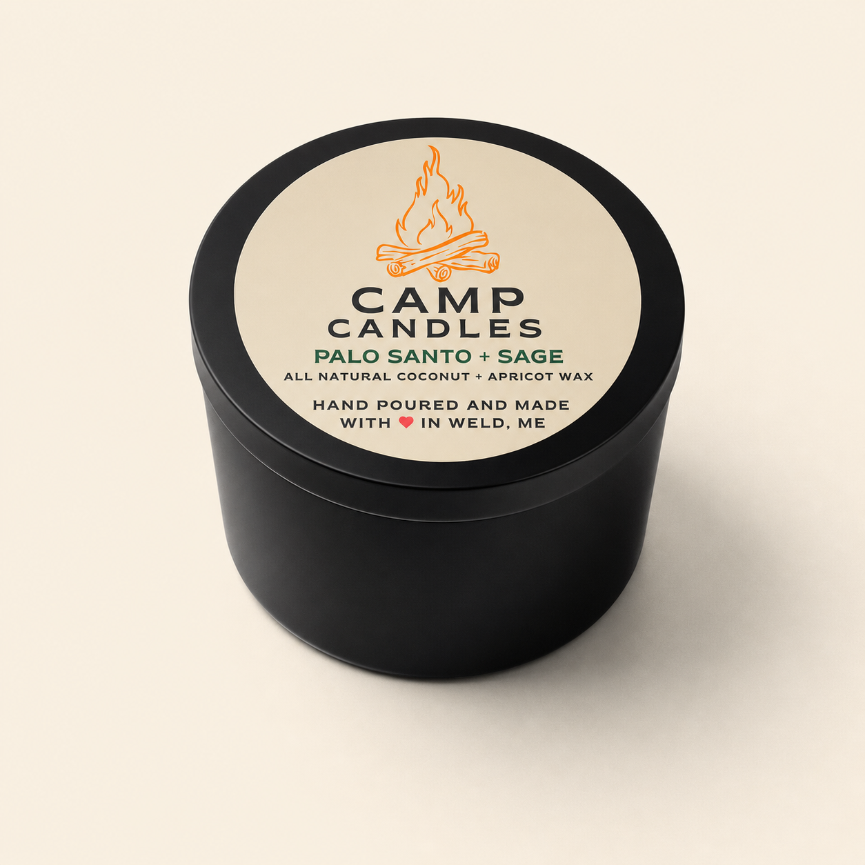 Camp Candles: Palo Santo + Sage