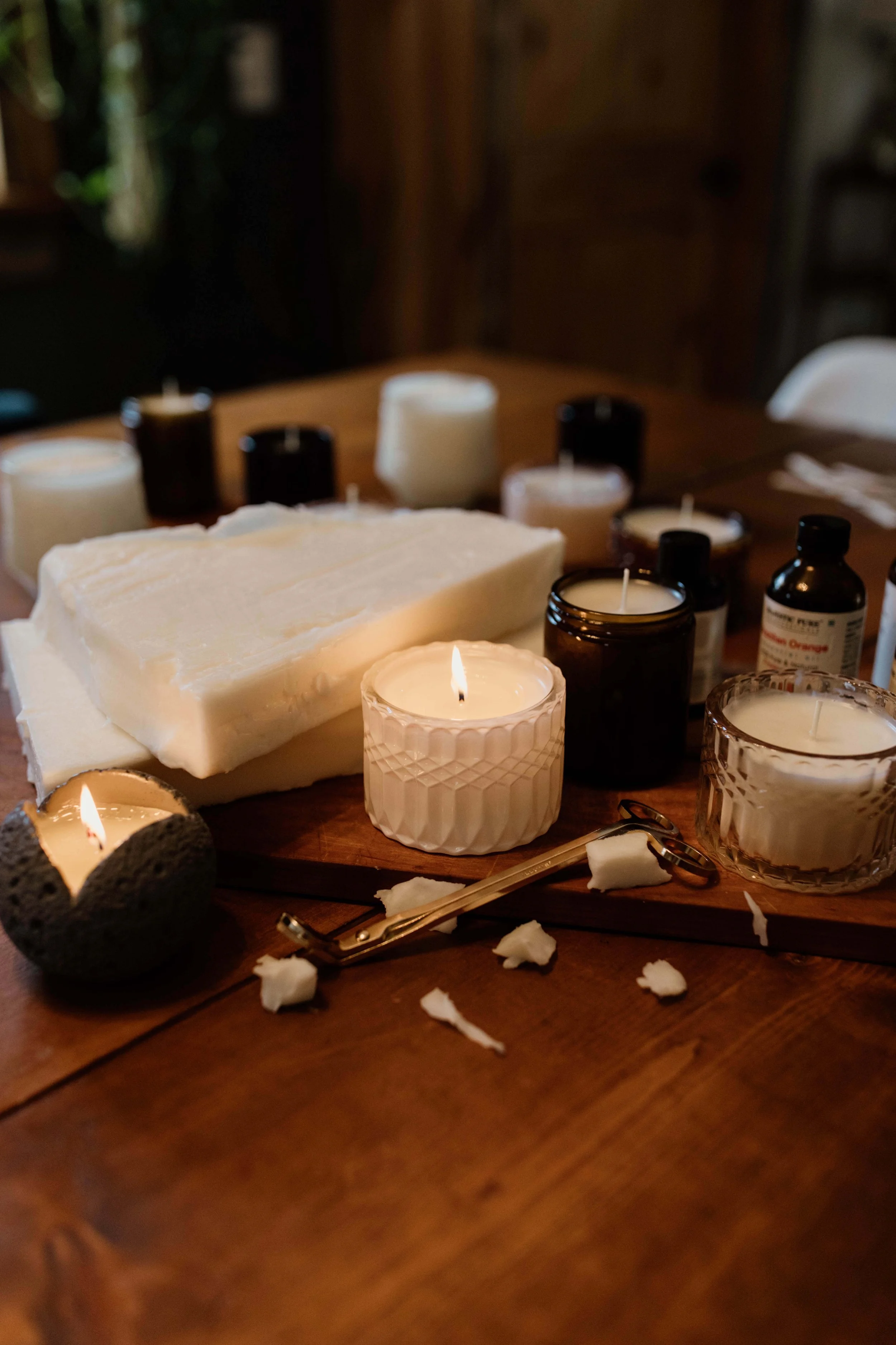 Opal & Fawn hand poured candles.