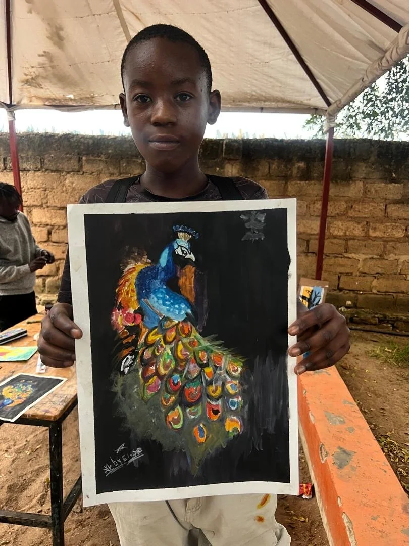 Drawing workshops at the Jonathan Foundation are a hit