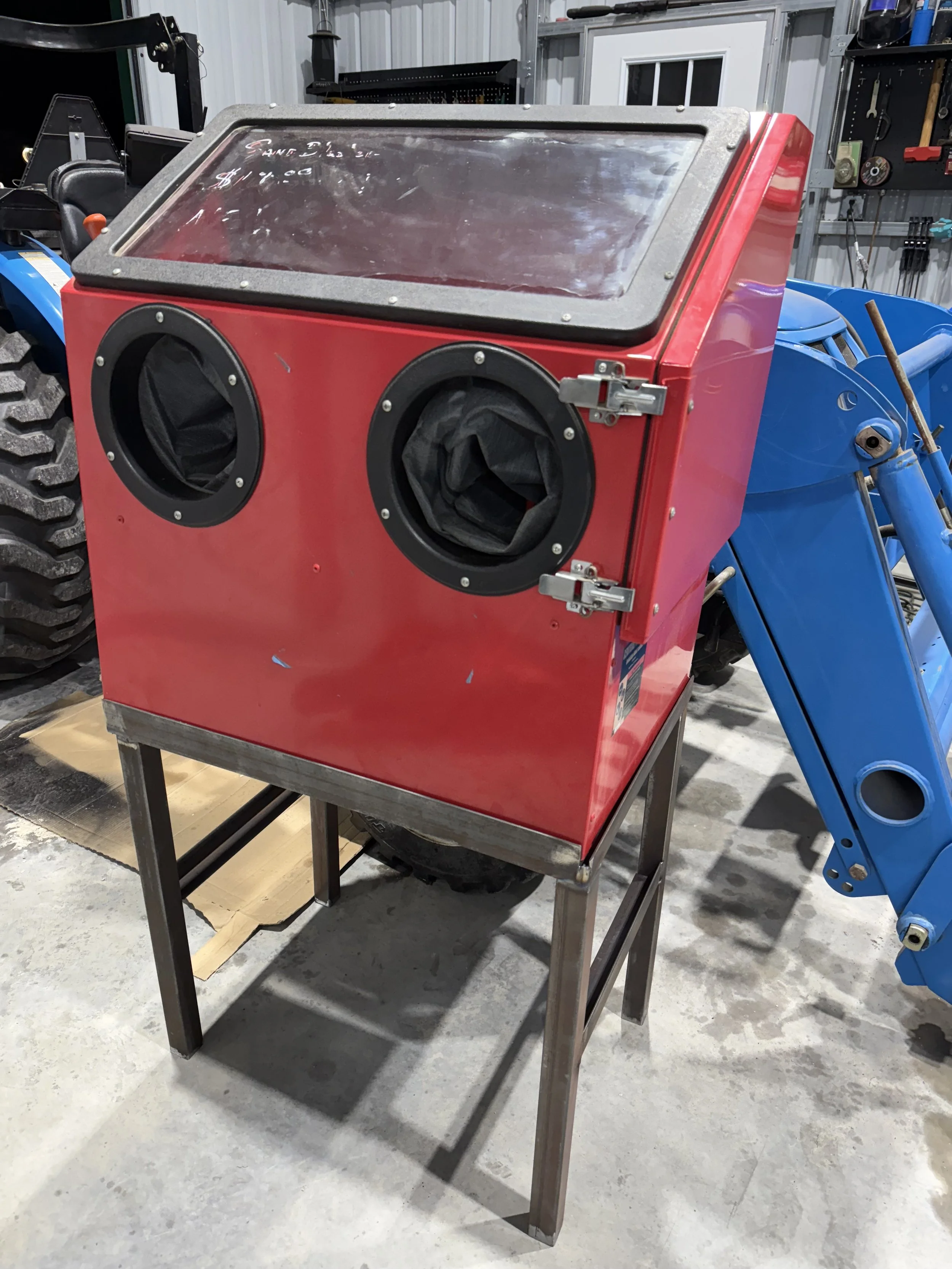 unfinished completed base before wheels installed