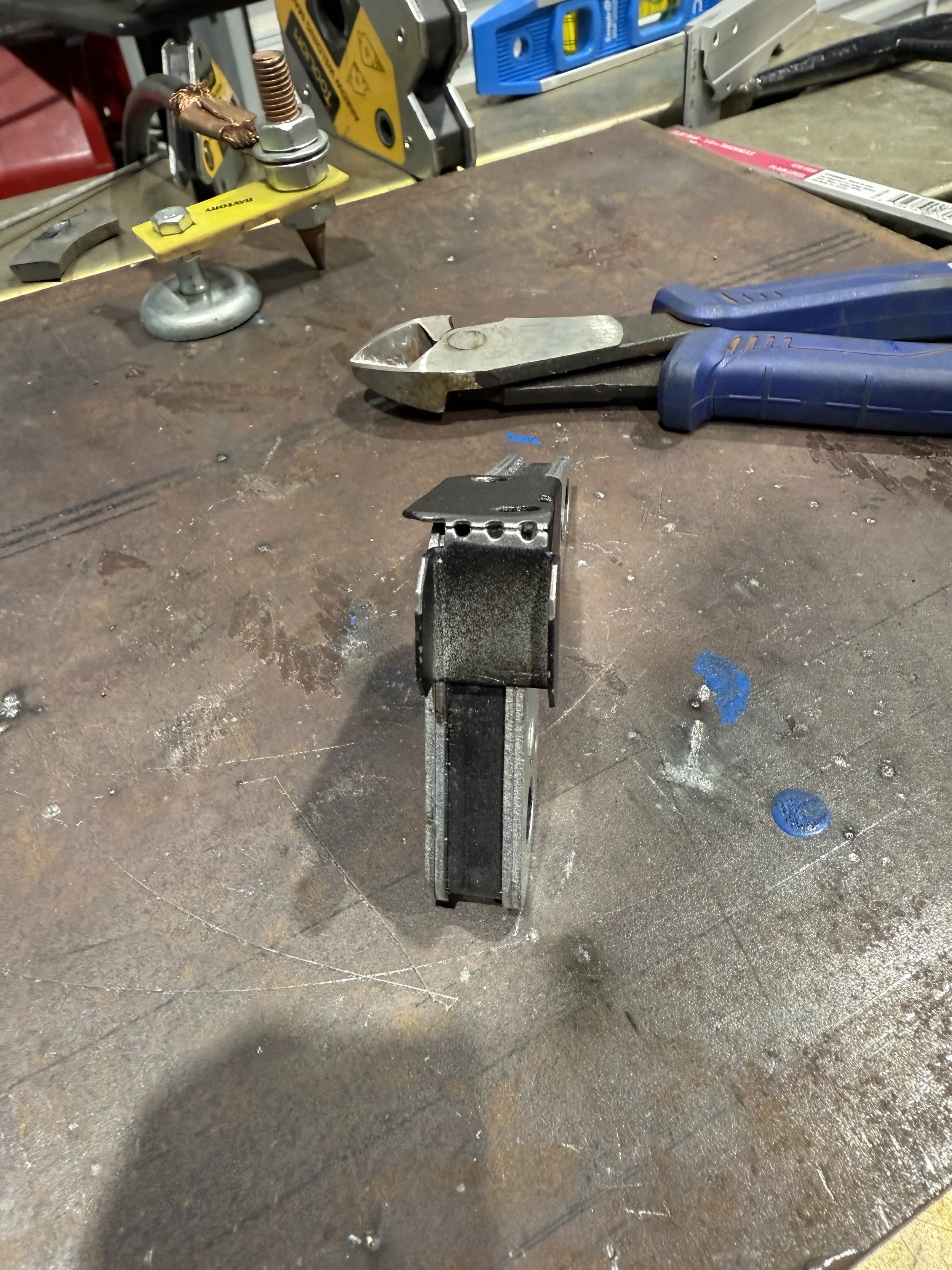 fireplace part repair, very thin metal