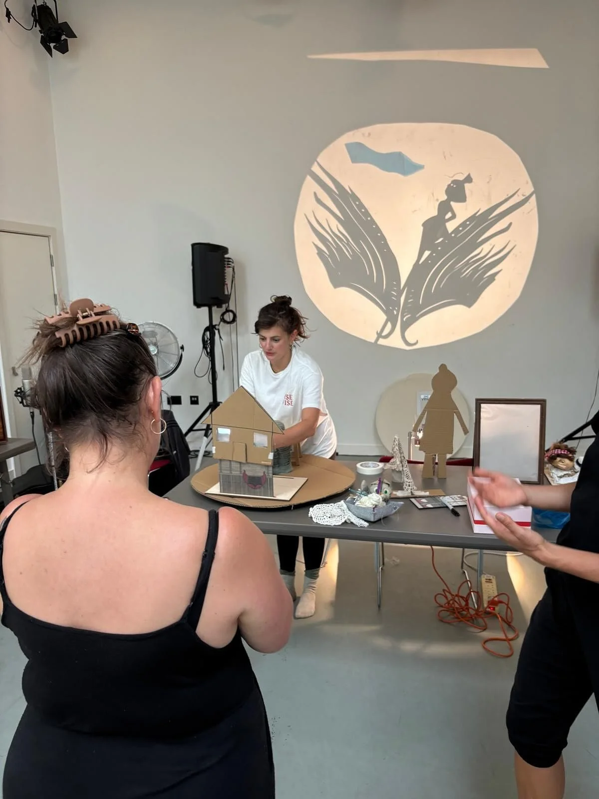 Joyful week @brighton_dome exploring magical realism and puppets.  Team of dreams @anniebrooksstuff @longnosepuppets @thismervynmillar @heartwoodchorus @lisamills5  #AnitasRoom #DYCP @aceagrams