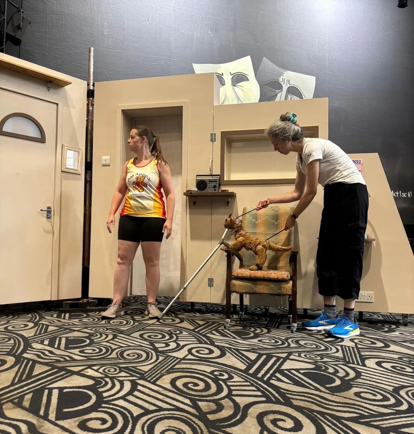 This week as part of my DYCP research I have had the privilege of sitting in on @smokingapplestheatre rehearsals for their new show Three.  Such a great learning experience to sit in other people&rsquo;s creative spaces and soak it all up. Thank you 