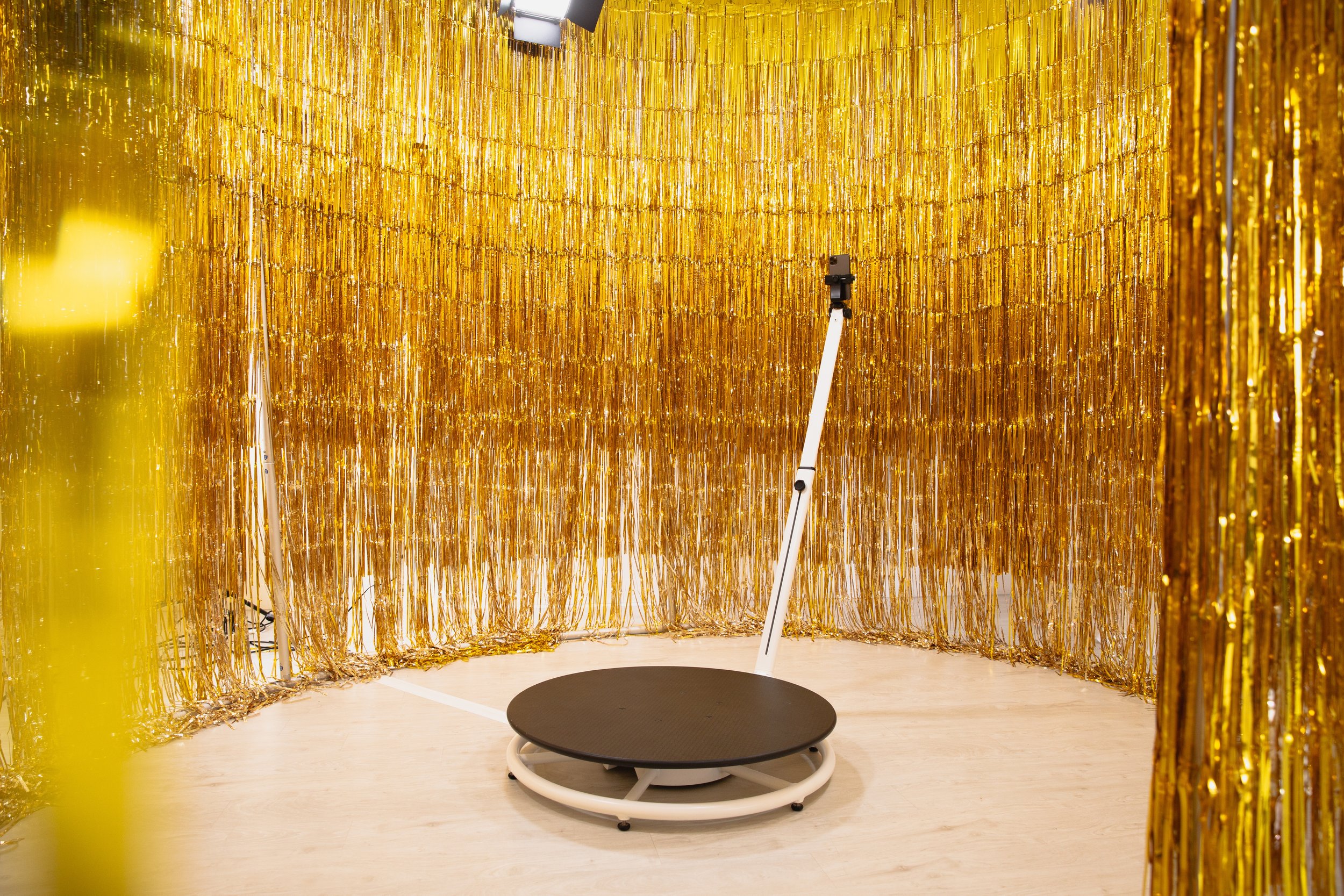 360 photo booth rental setup at Baltimore event