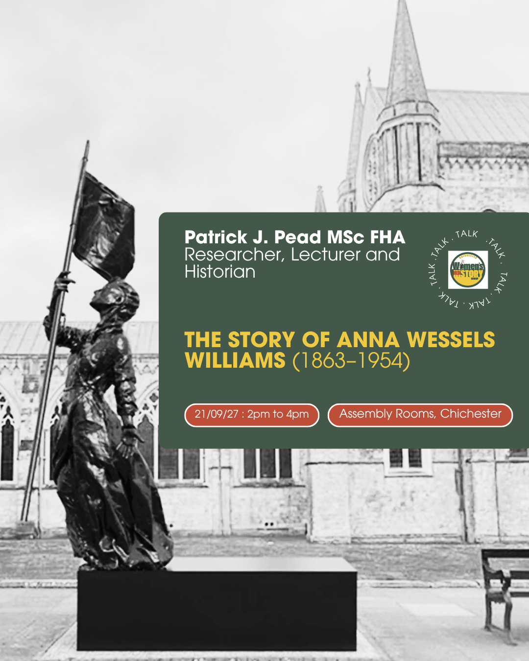 [TALK] The Story of Anna Wessels Williams (1863–1954)