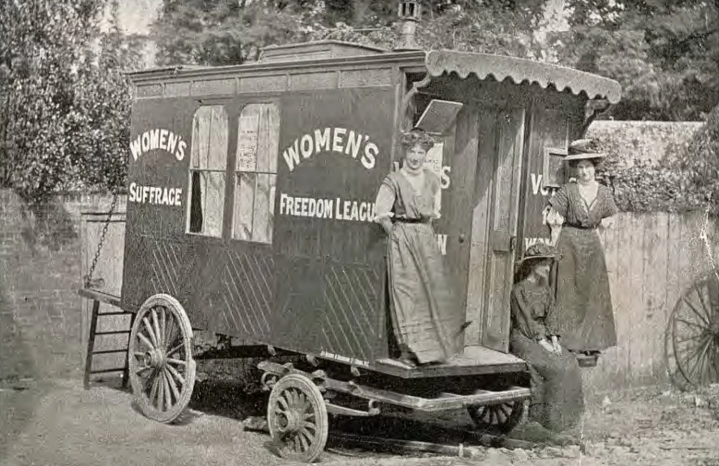 June 1908, Chichester: the newly formed Women&rsquo;s Freedom League rolled into town as part of its south-eastern caravan campaign - and sparked chaos.

Led by the formidable Muriel Matters, an Australian actress and suffrage campaigner, the caravan