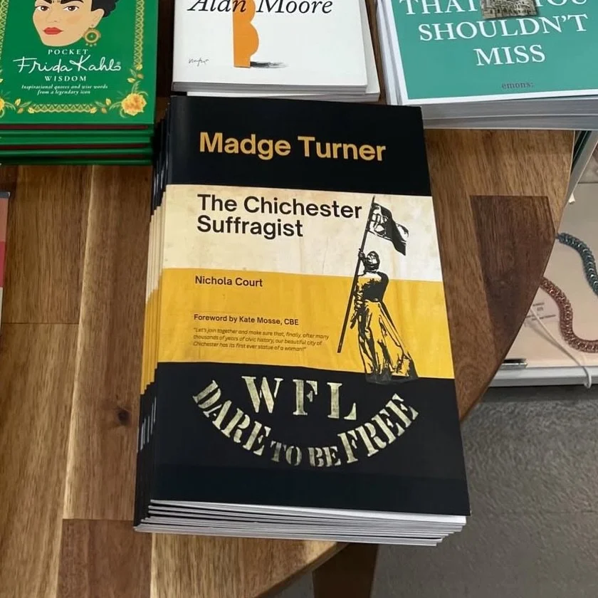 Learn more about the woman we are campaigning to honour in our statue appeal. 

This book about Ethel Margaret &lsquo;Madge&rsquo; Turner (1884&ndash;1948) - a Chichester-born suffragist and lifelong campaigner for women&rsquo;s and children&rsquo;s 