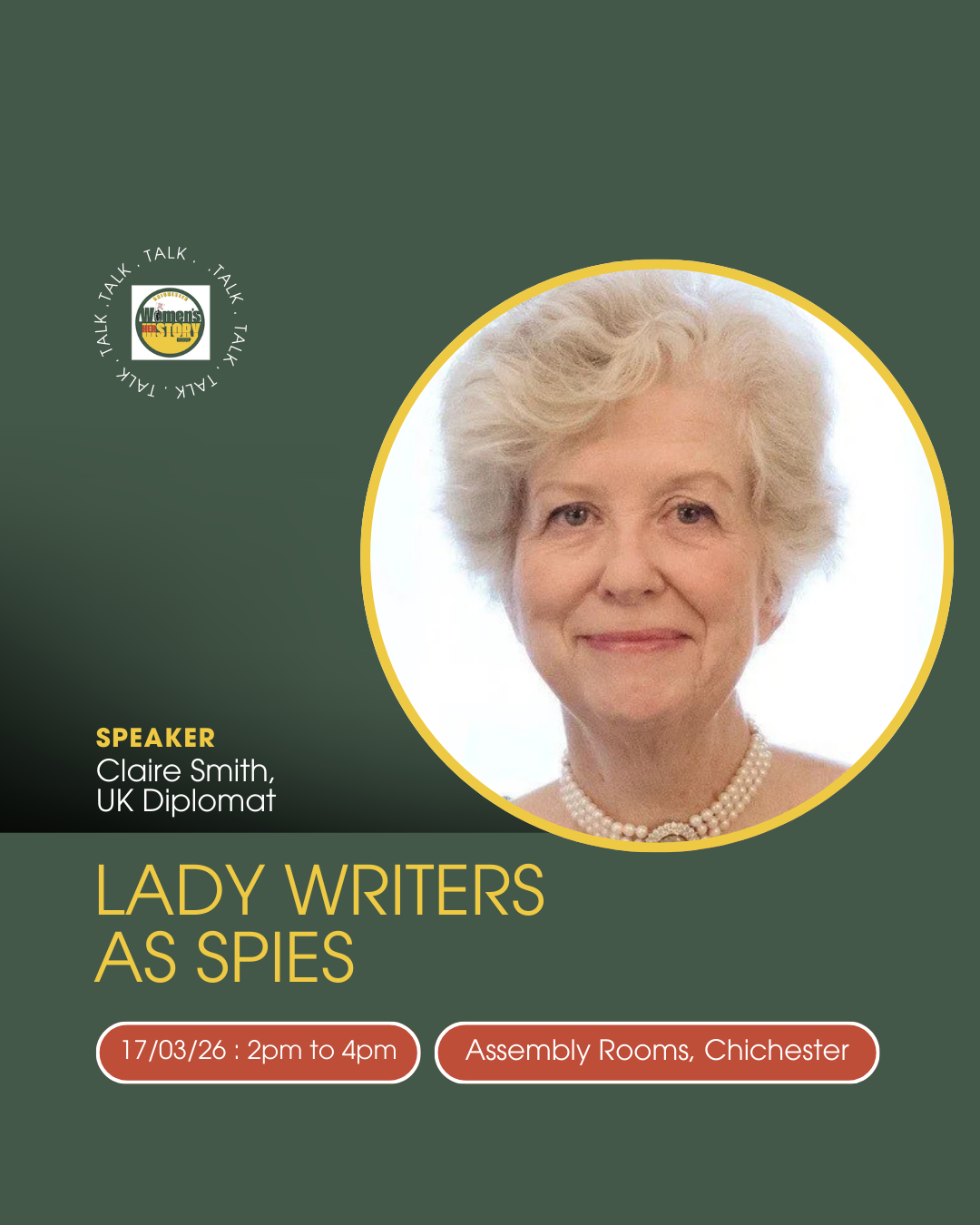 [TALK] Lady Writers As Spies