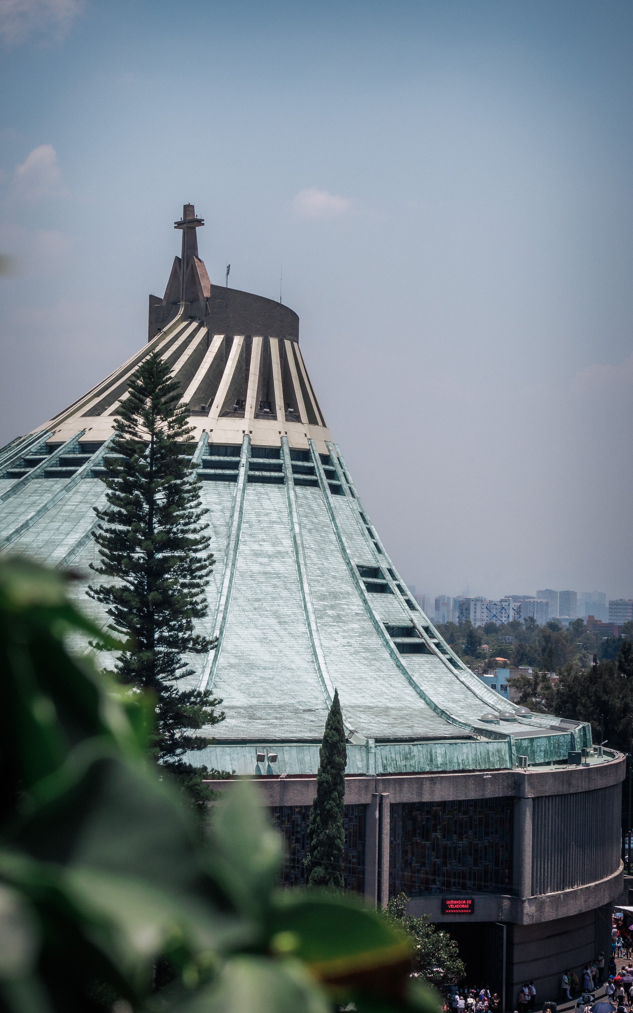 A wide-angle photograph of the historic Metropolitan Cathedral in the heart of Mexico City, captured in 2025.