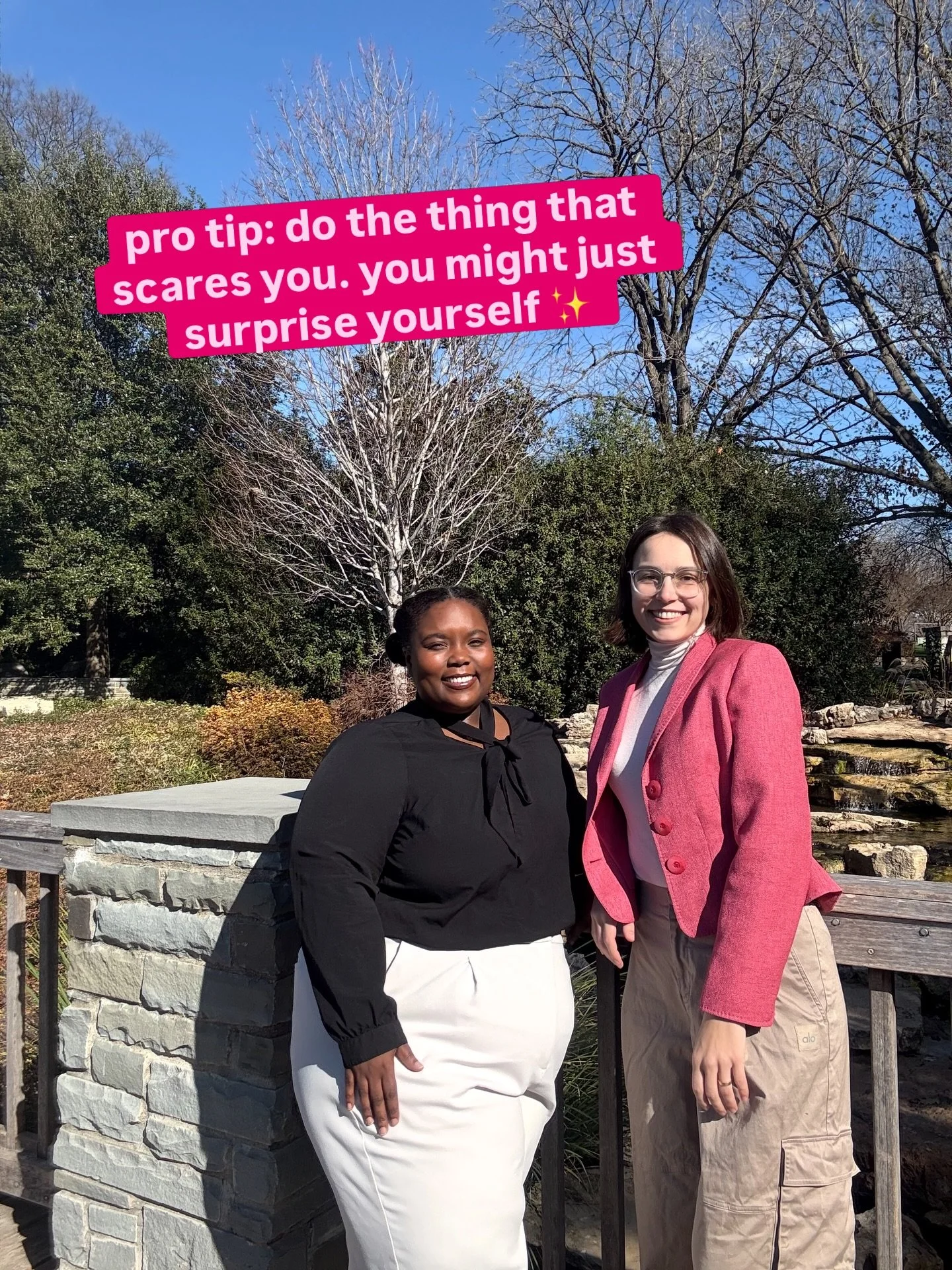 No one told us that when we started a small business with our best friend it would bring us even closer together 🥺💕 Start that business, apply for that job, say I Love You, do the thing that scares you. You never know what you&rsquo;ll gain from ju