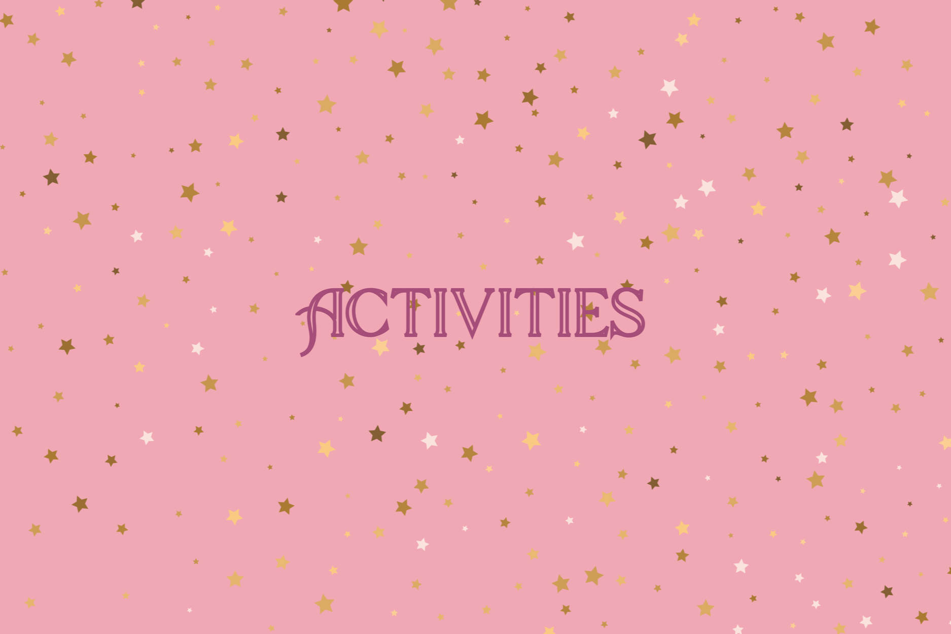 EJ Slumber Co Activities