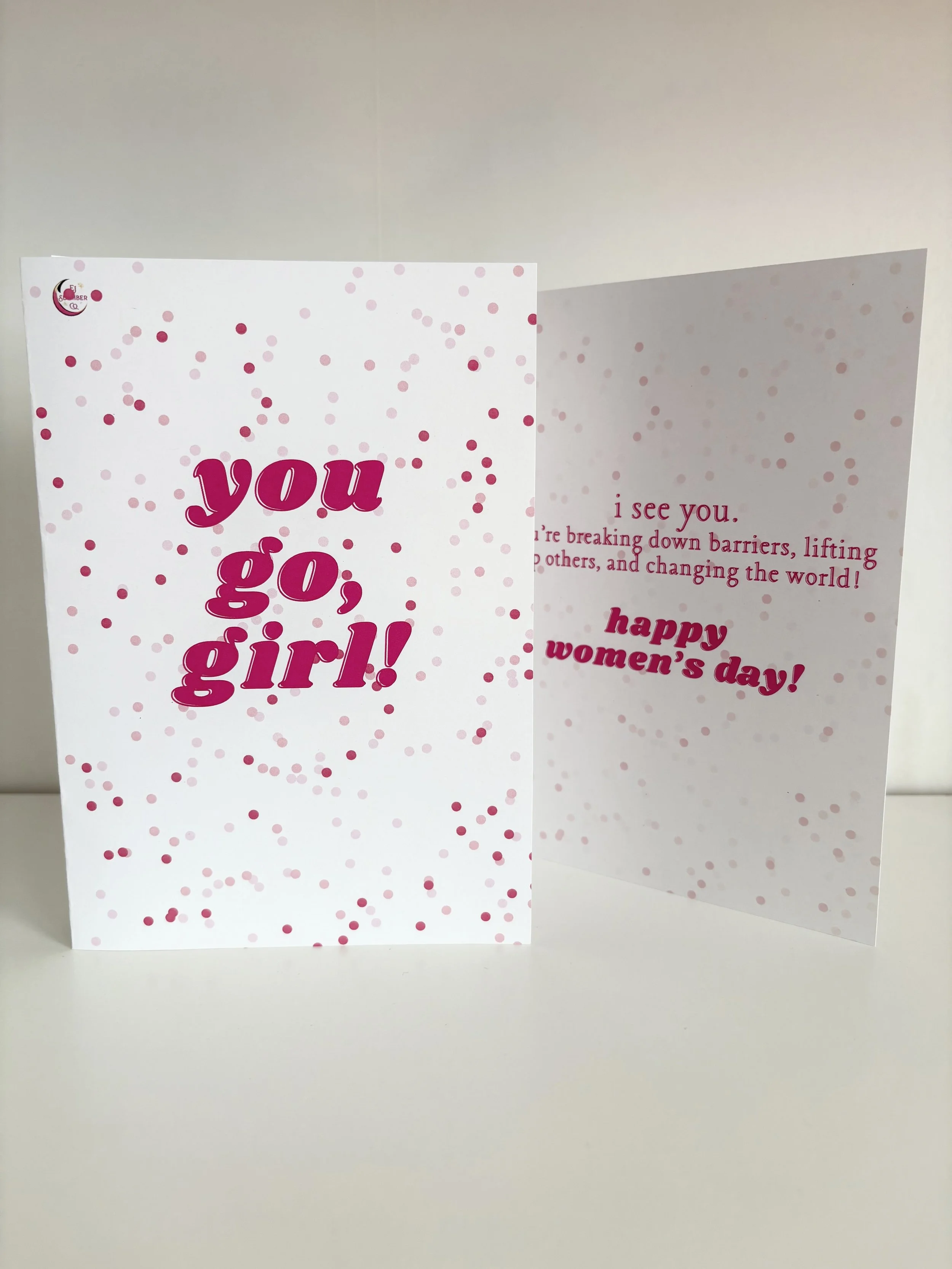 Women's Day Card (You Go Girl Digital Download))