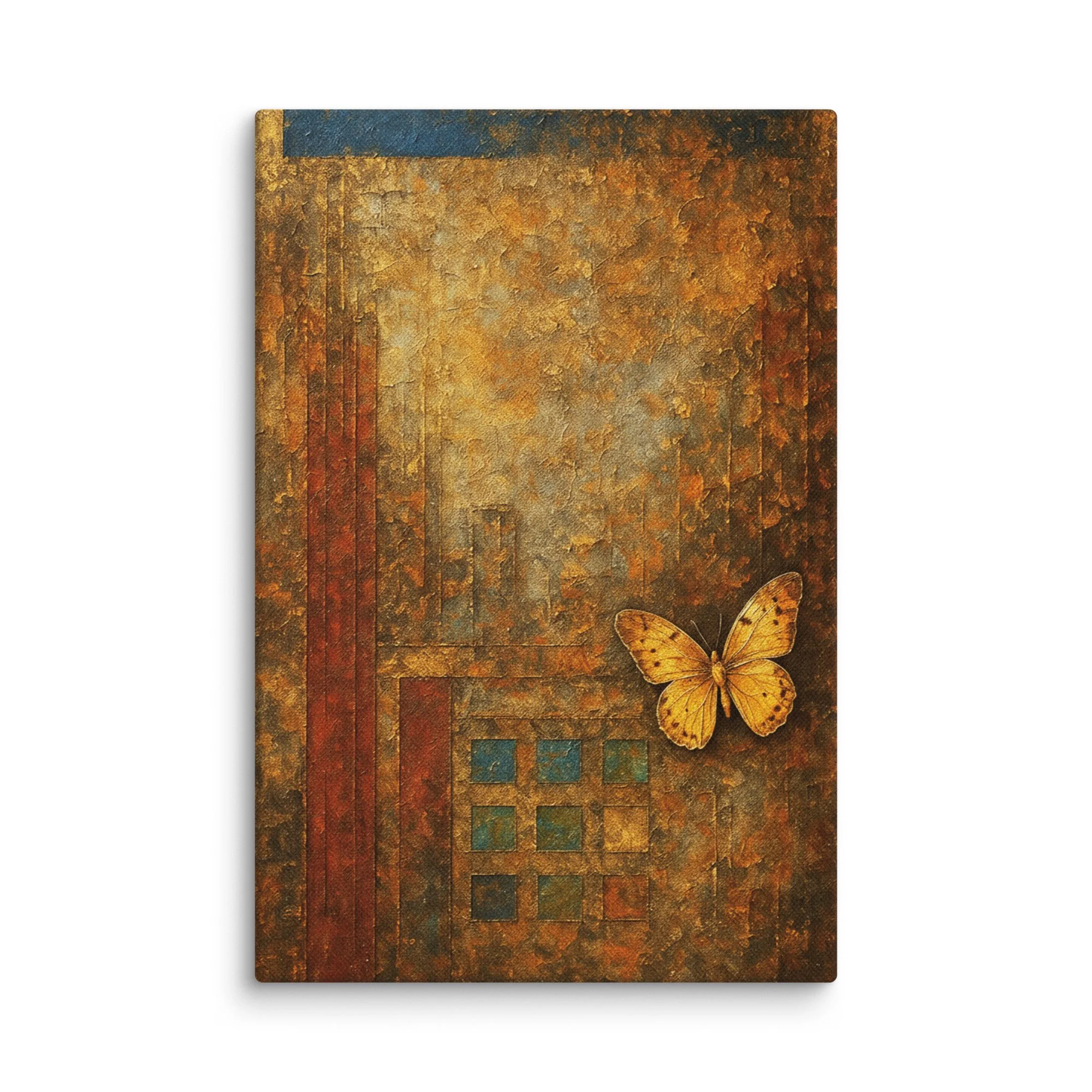 Urban Grid, GIlded Wing - Limited Edition Prints 1/10