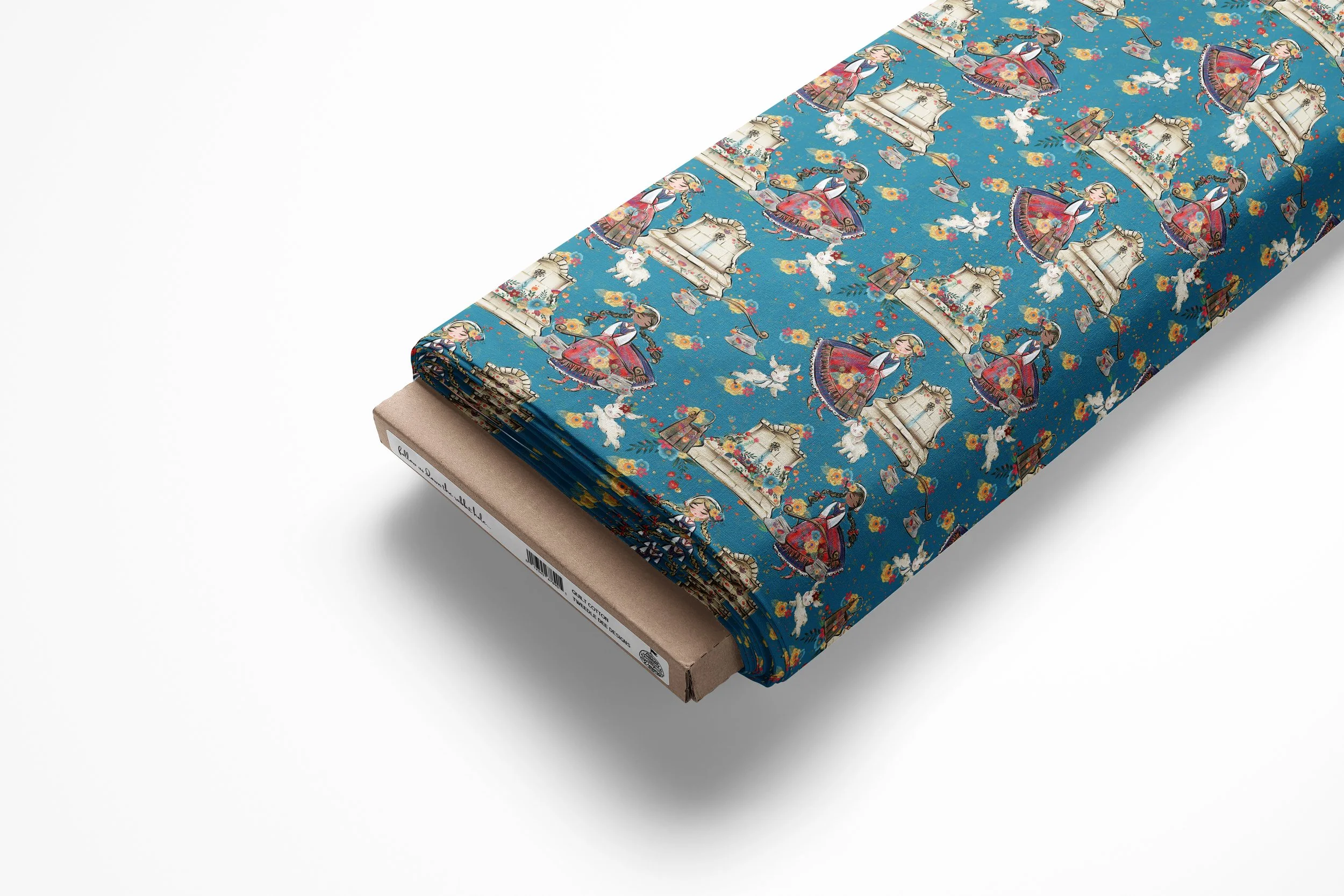 Premium Folk Art III Quilting Fabric