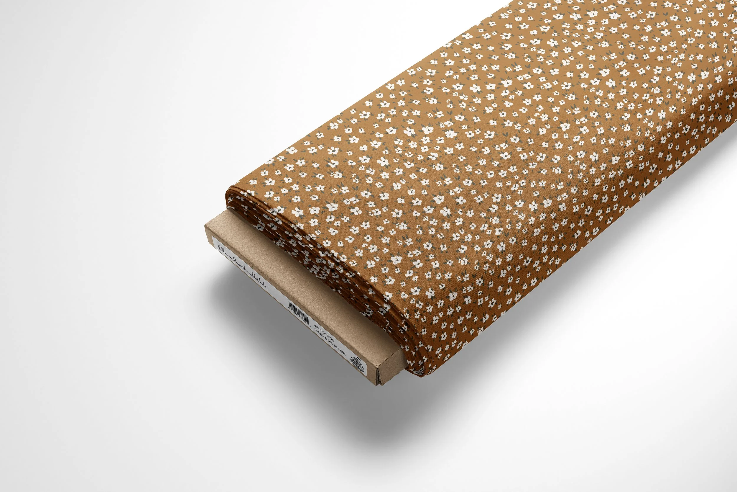 Premium Little White Flowers Quilting Fabric