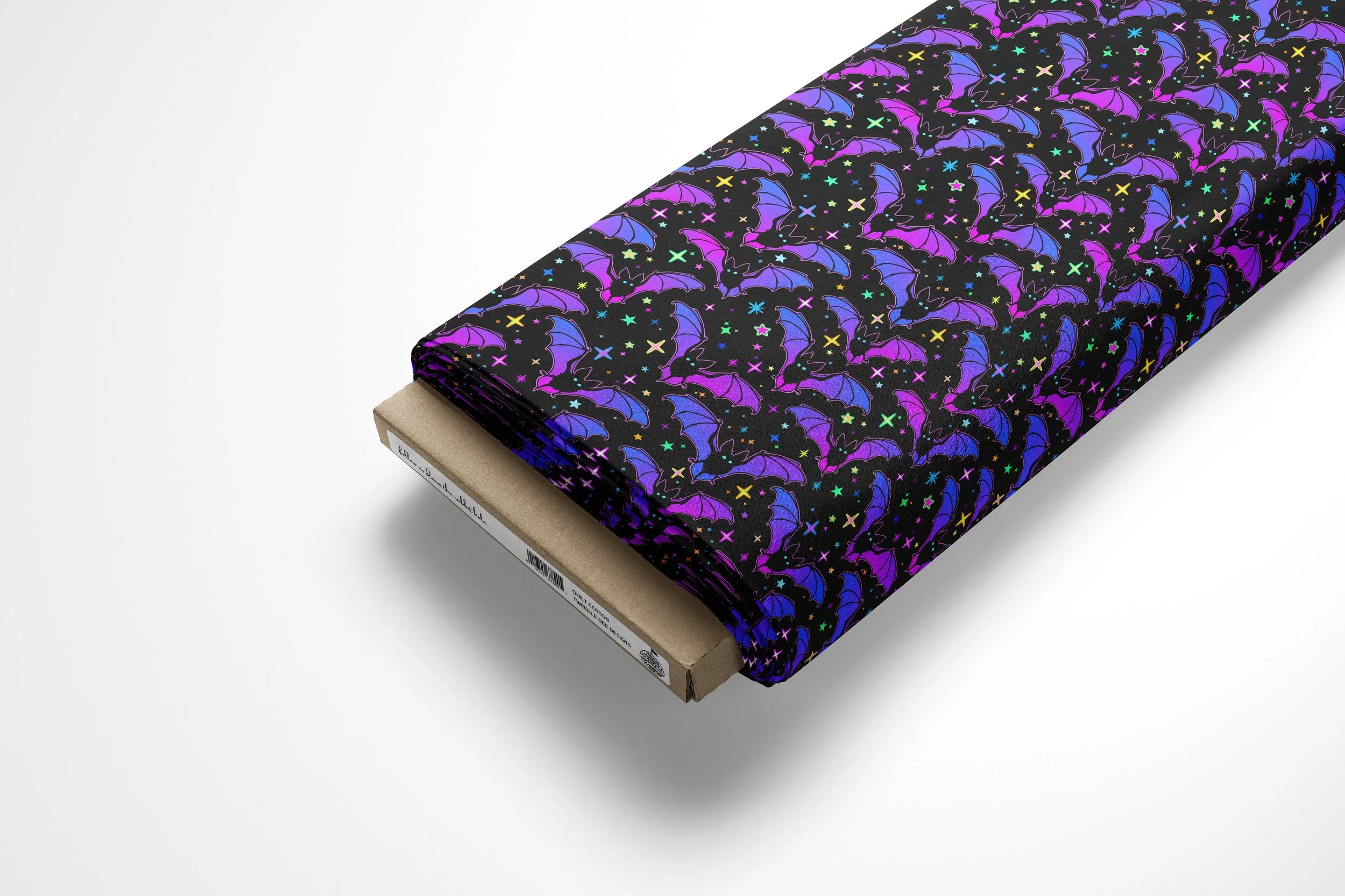 Premium Mystical Bats Quilting Fabric