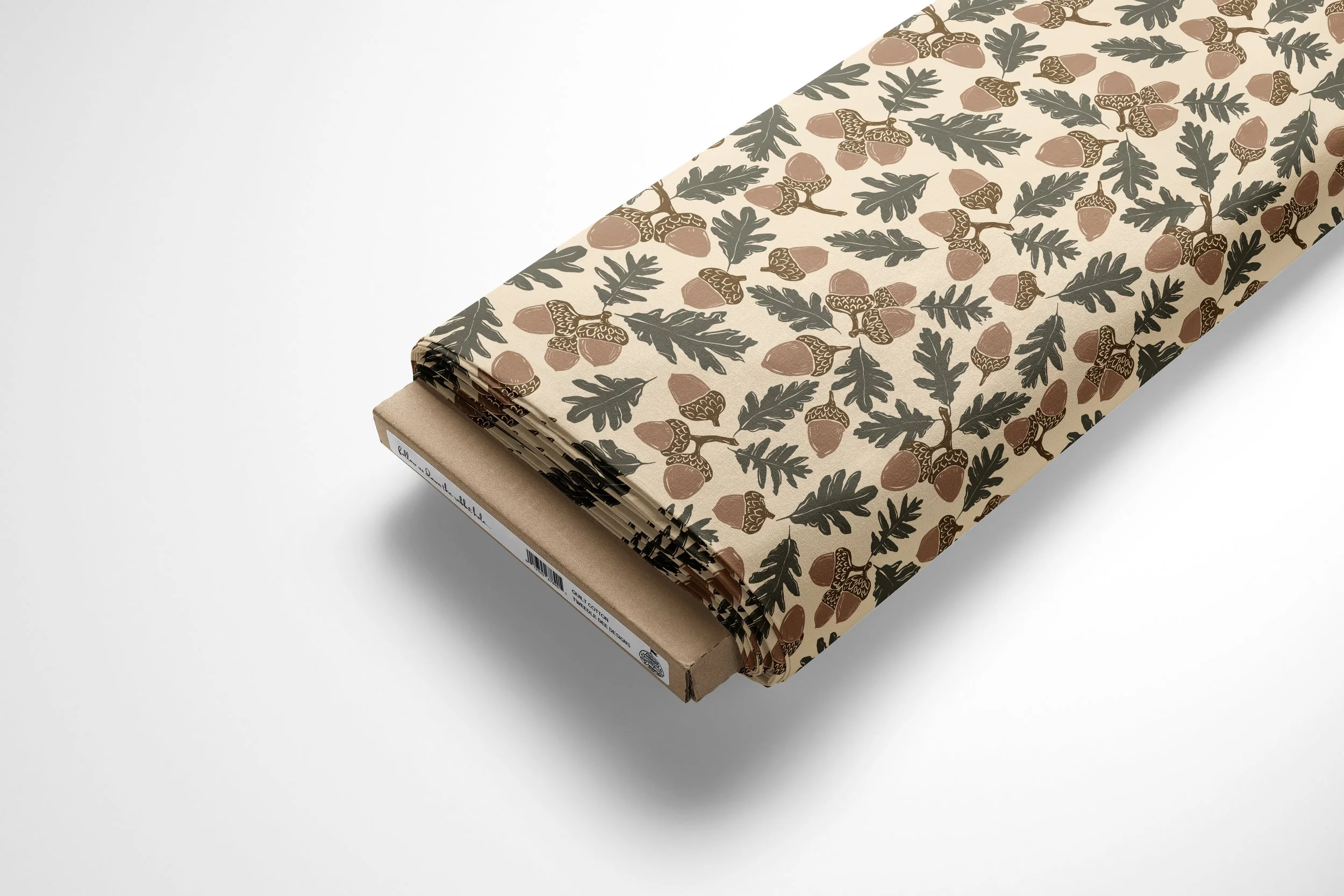 Premium Fall Florals Acorn Quilting Fabric