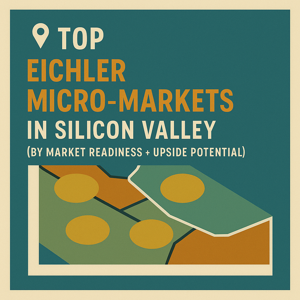 📍 Top Eichler Micro-Markets in Silicon Valley (By Market Readiness + Upside Potential)