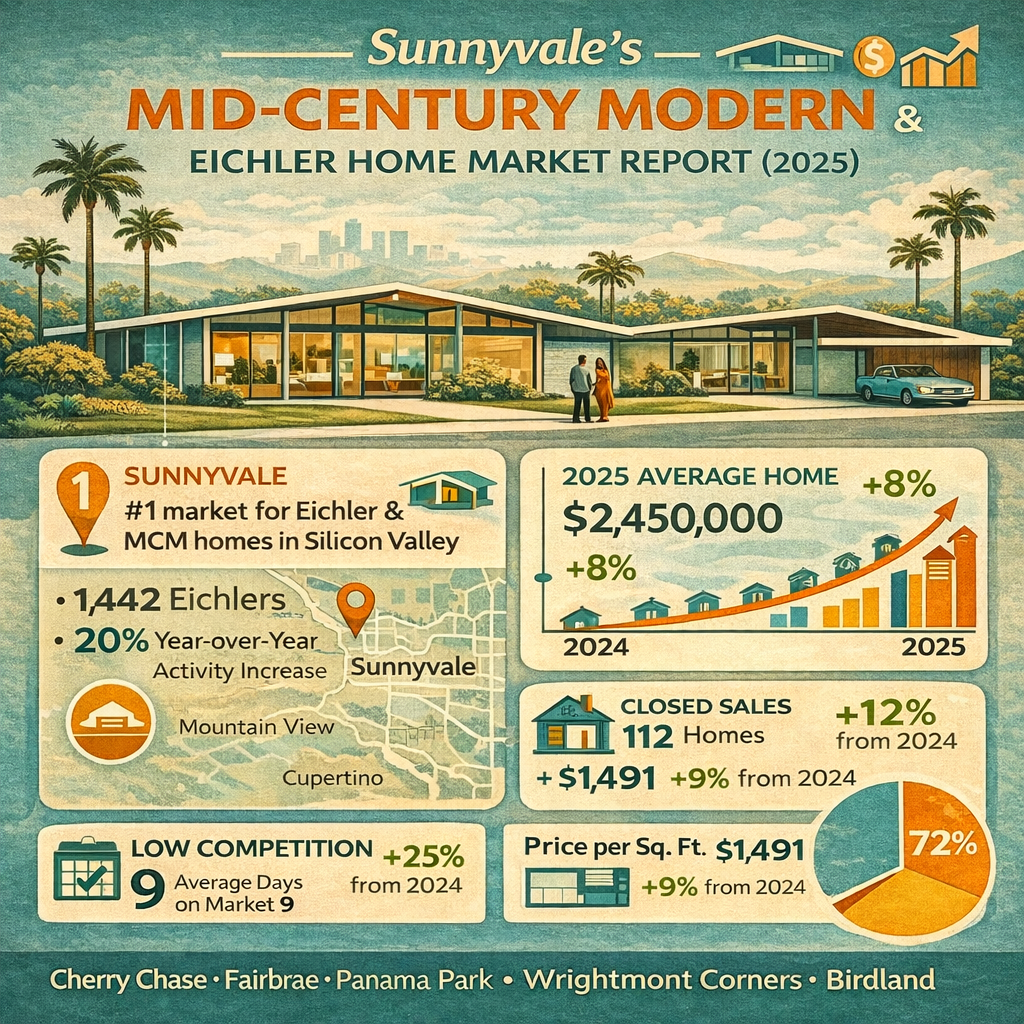Sunnyvale’s Mid-Century Modern &amp; Eichler Home Market Report