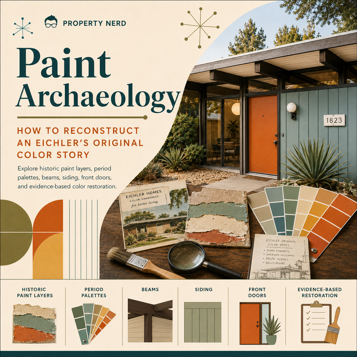Paint Archaeology: How to Reconstruct an Eichler’s Original Color Story
