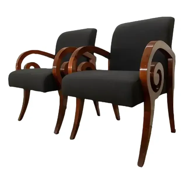 Late 20th Century Modern Brueton Kensington Chairs – A Pair