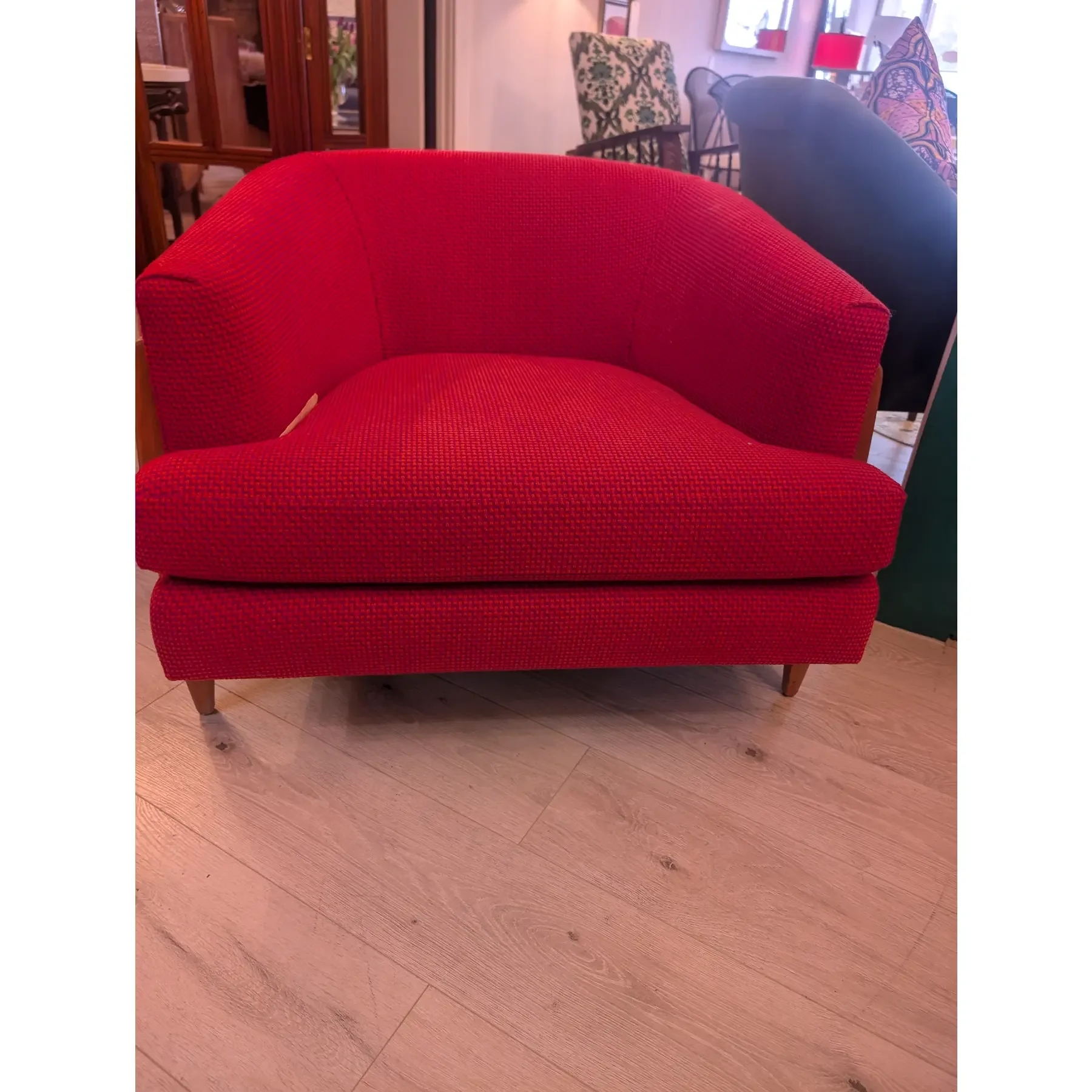 Custom Mid-Century Club Chair