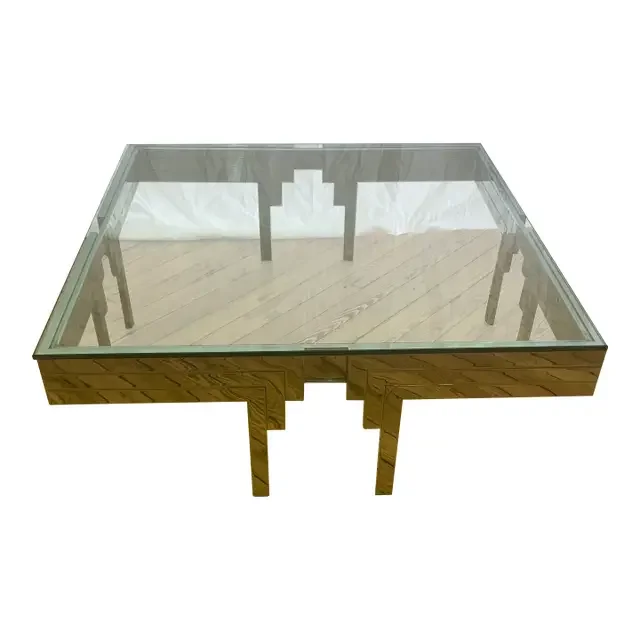 Brueton Stainless Steel Cocktail Table