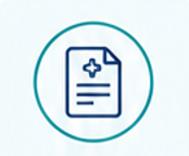 Medical or health-related document icon