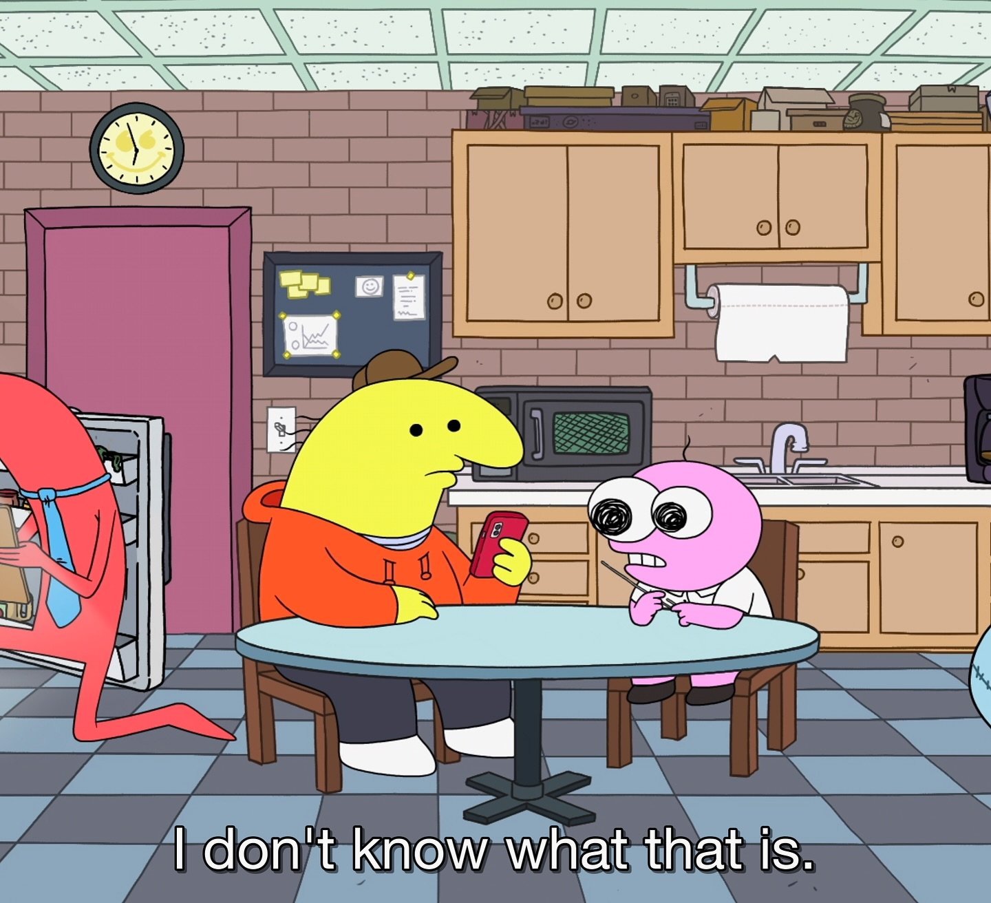 🙂 So I recently discovered Smiling Friends🙂

It&rsquo;s so kooky and fun! I&rsquo;ve been throwing on an episode every night before bed (maybe that&rsquo;s why I&rsquo;ve been having such weird dreams lol). The titular &ldquo;smiling friends&rdquo;