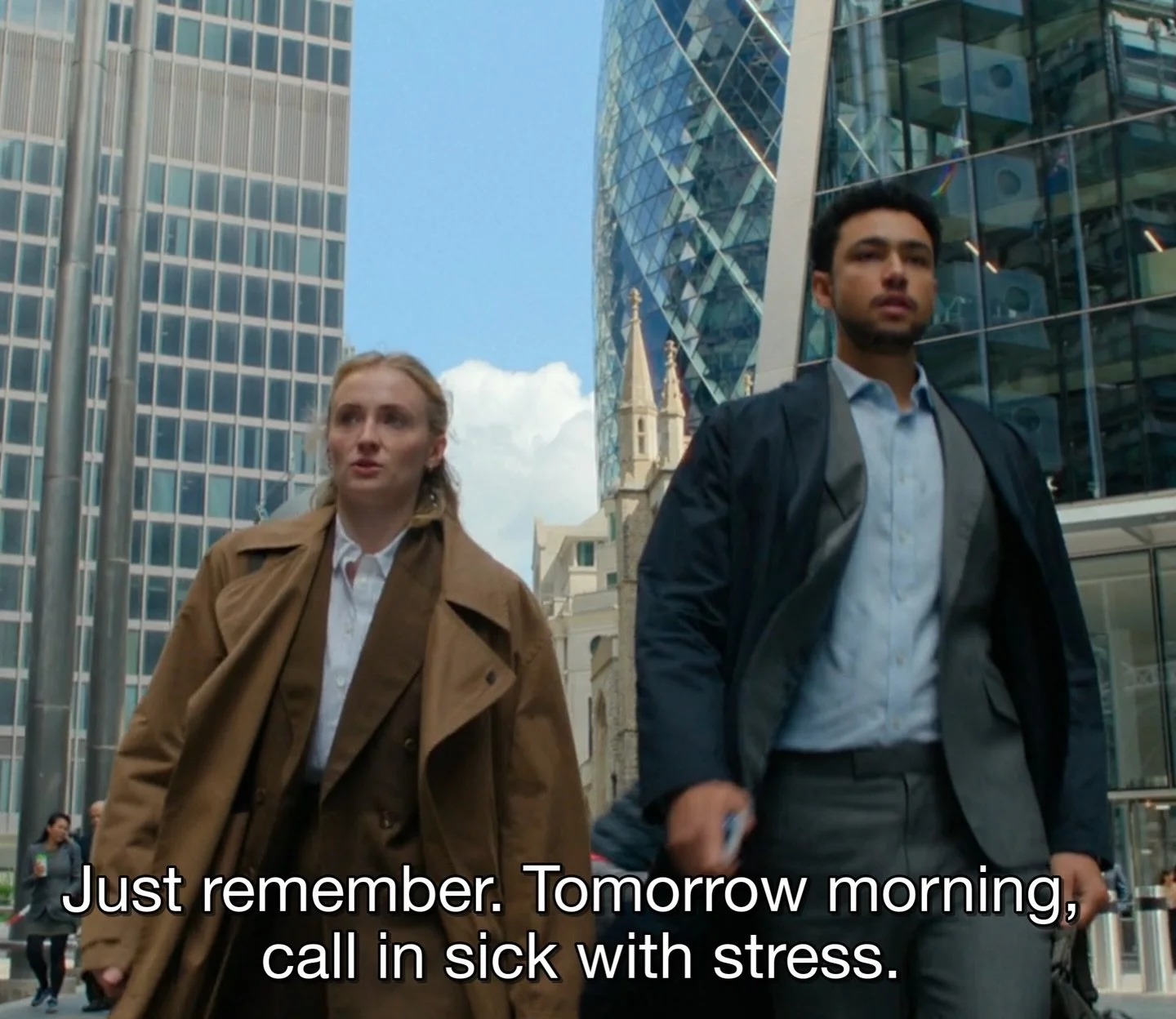 I&rsquo;m officially a Sophie Turner stan btw

I decided to watch Steal as Turner&rsquo;s tvscholar audition for Tomb Raider and&hellip;she honestly passed with flying colours, I am fully locked in. 

Here she plays Zara, something of an antiheroine 