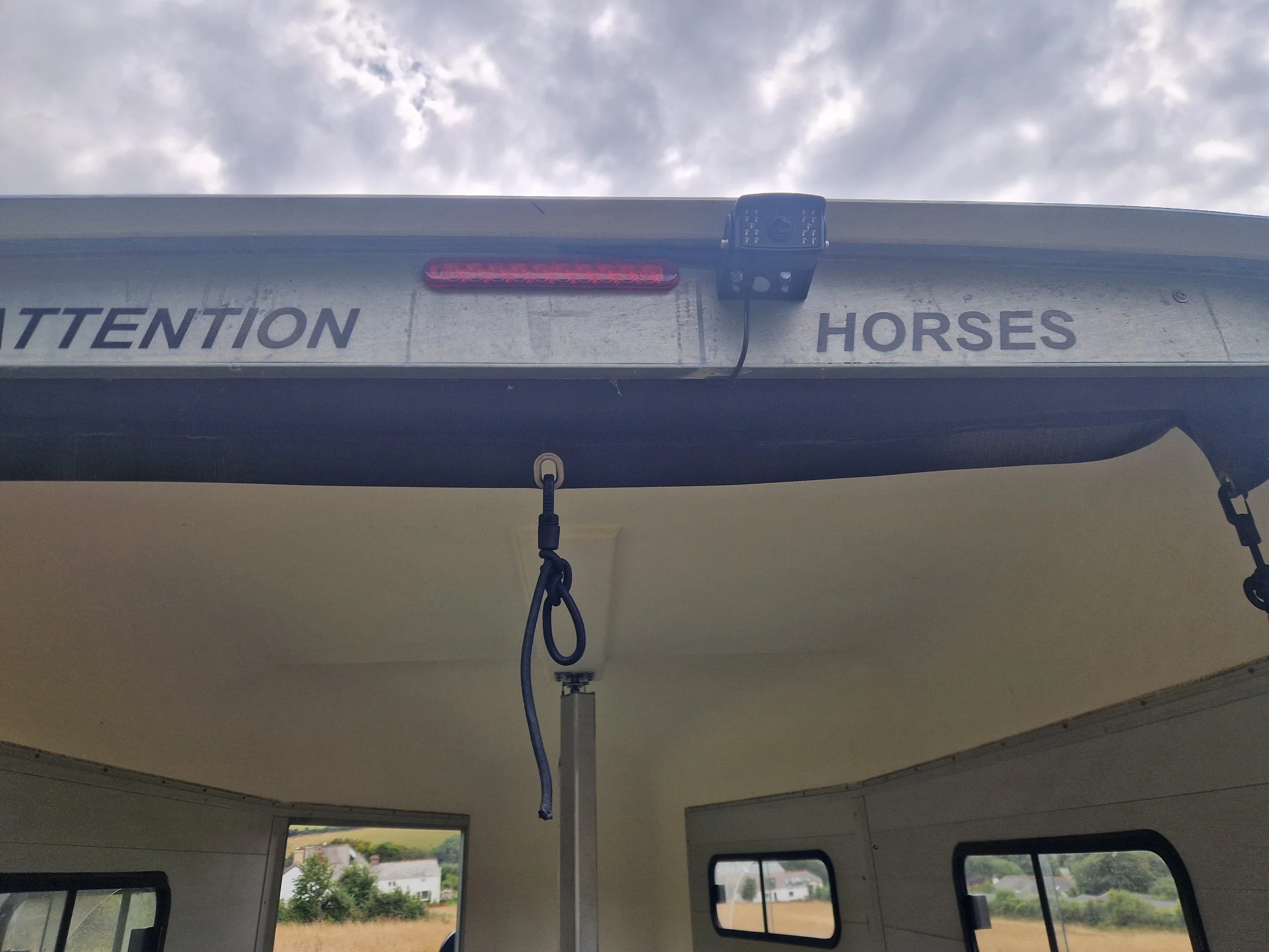 Rear camera fitted on a Cheval Liberte 