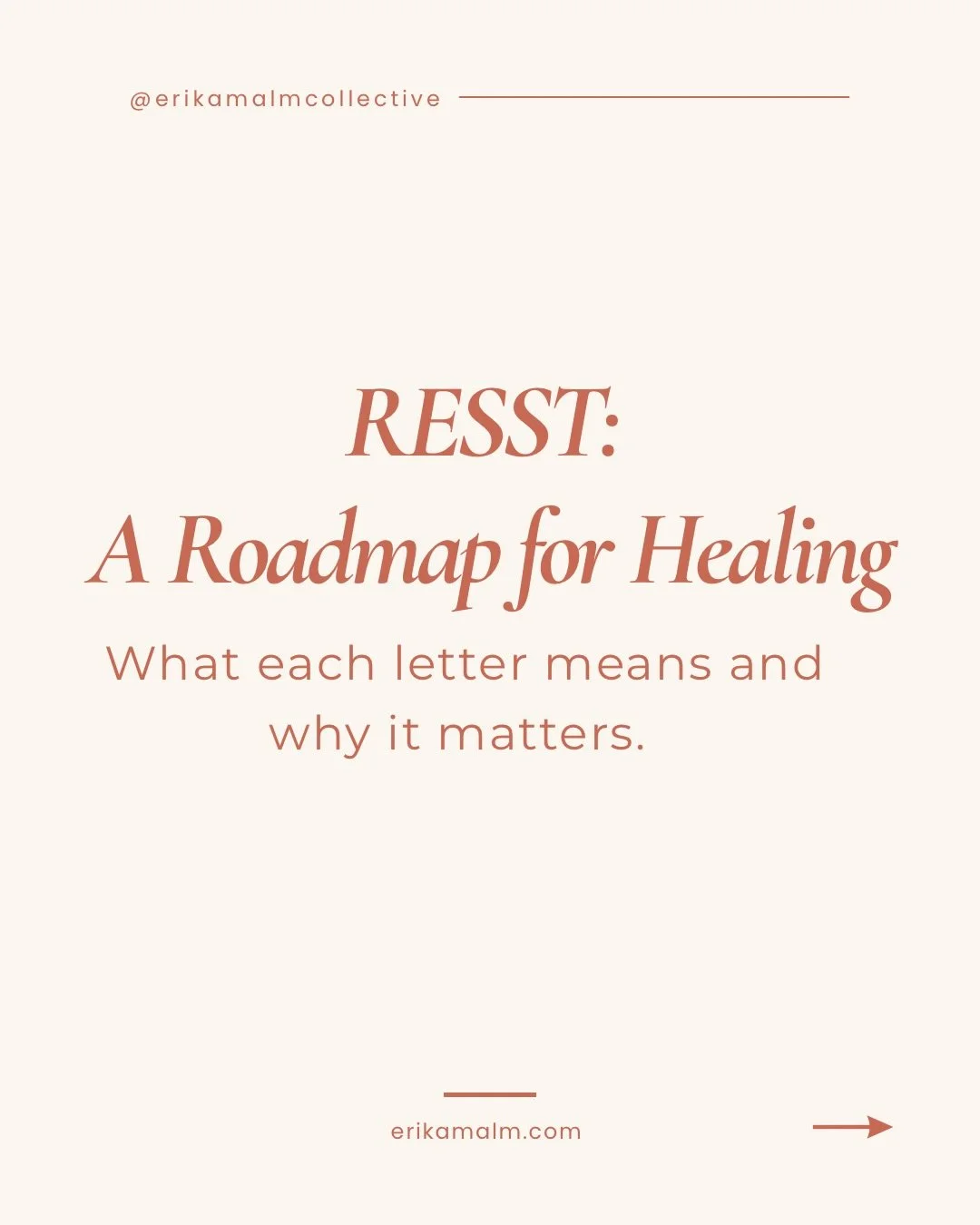 RESST is for those ready to slow down, explore patterns, and create meaningful transformation.

Learn more at erikamalm.com

#resst #relationalwork #depthpsychology #erikamalm