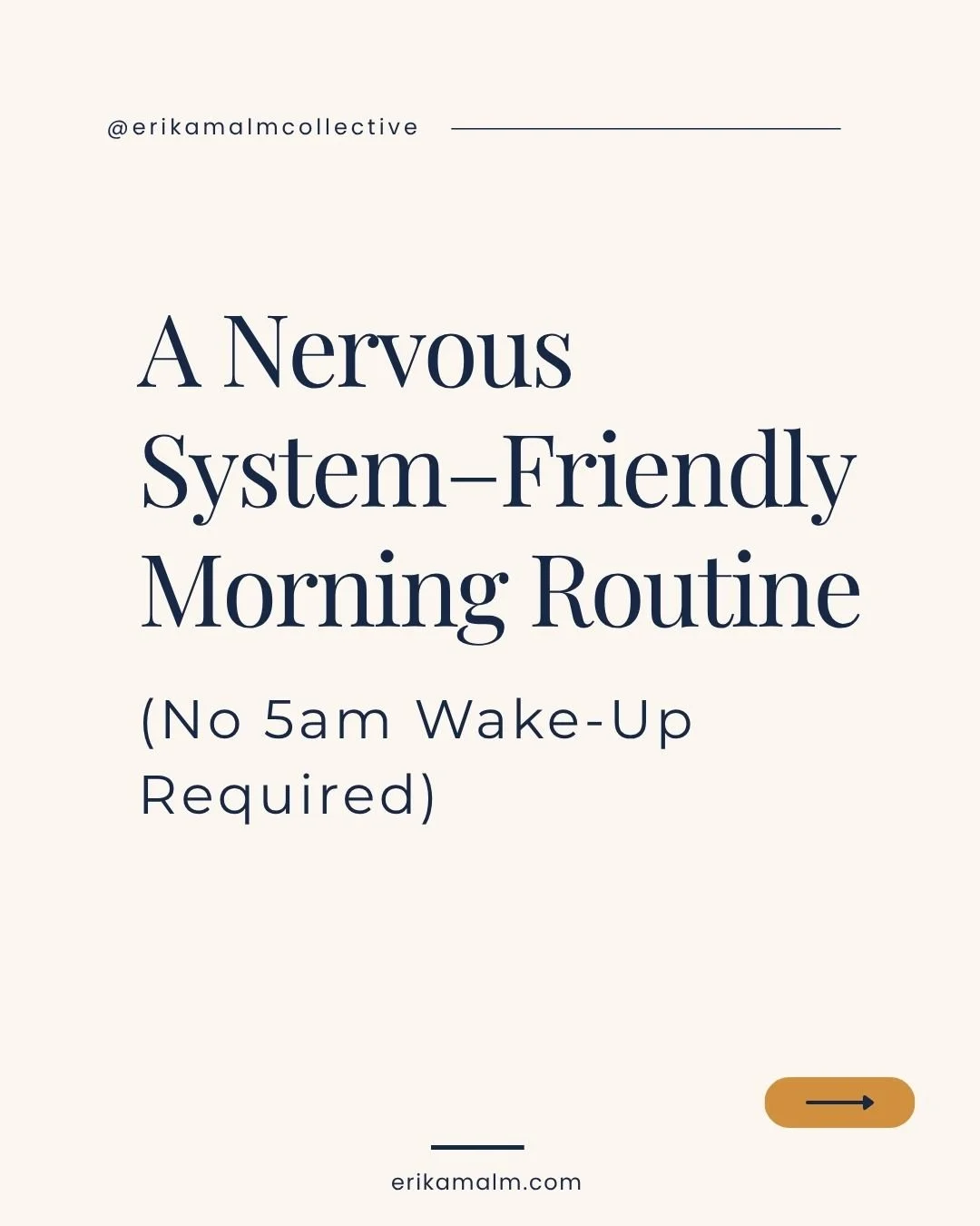 You&rsquo;ve spent years at war with your body, or managing it like a problem. Maybe it&rsquo;s time to meet it as it is.

#ErikaMalm #NervousSystemCare #mentalhealthsupport #relationalhealing #nyc