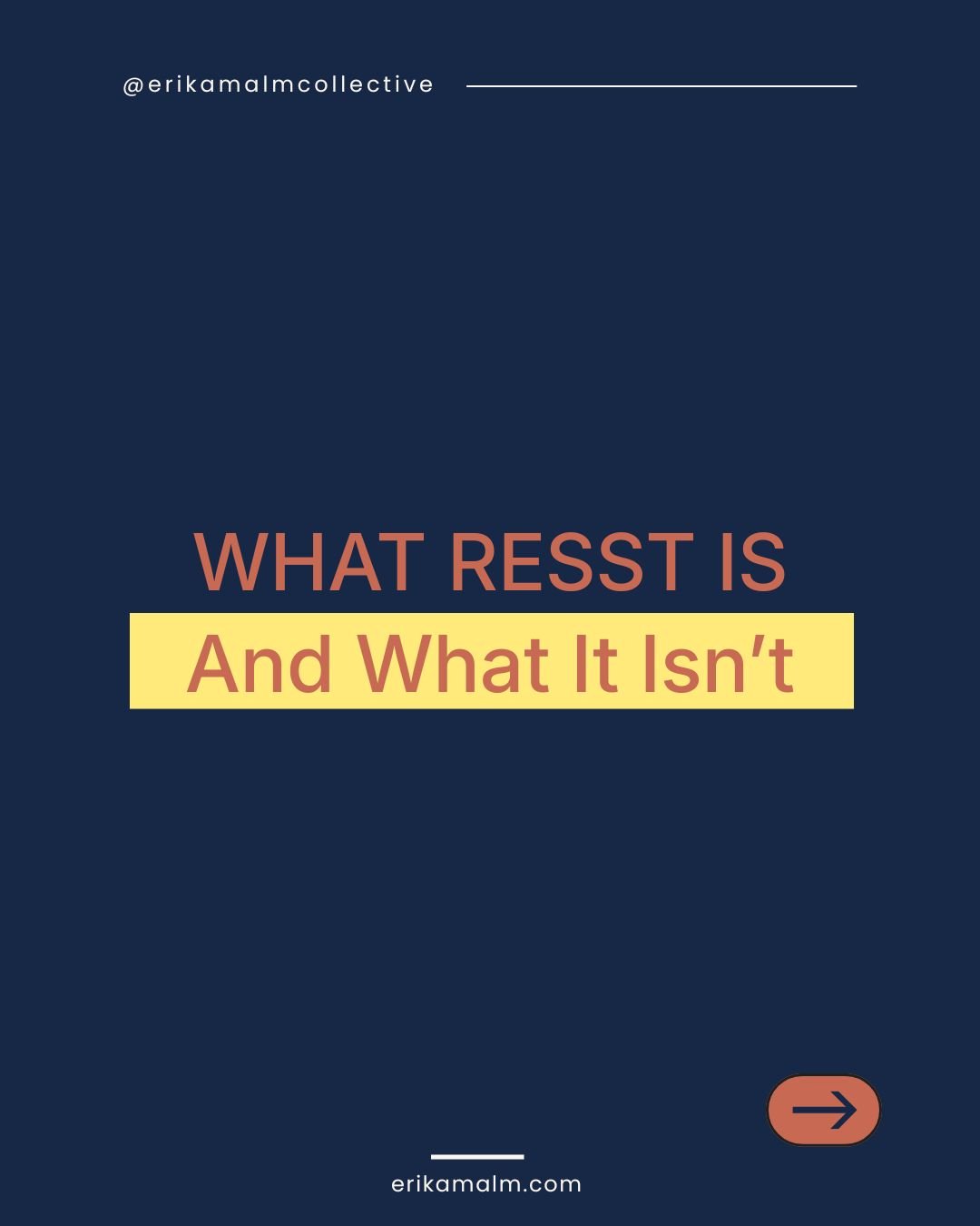 Healing is not about fixing what&rsquo;s &ldquo;wrong&rdquo; with you. It&rsquo;s about creating the conditions for something new to emerge. RESST offers a different framework: one rooted in relationship, embodiment, and lasting transformation.

#Eri