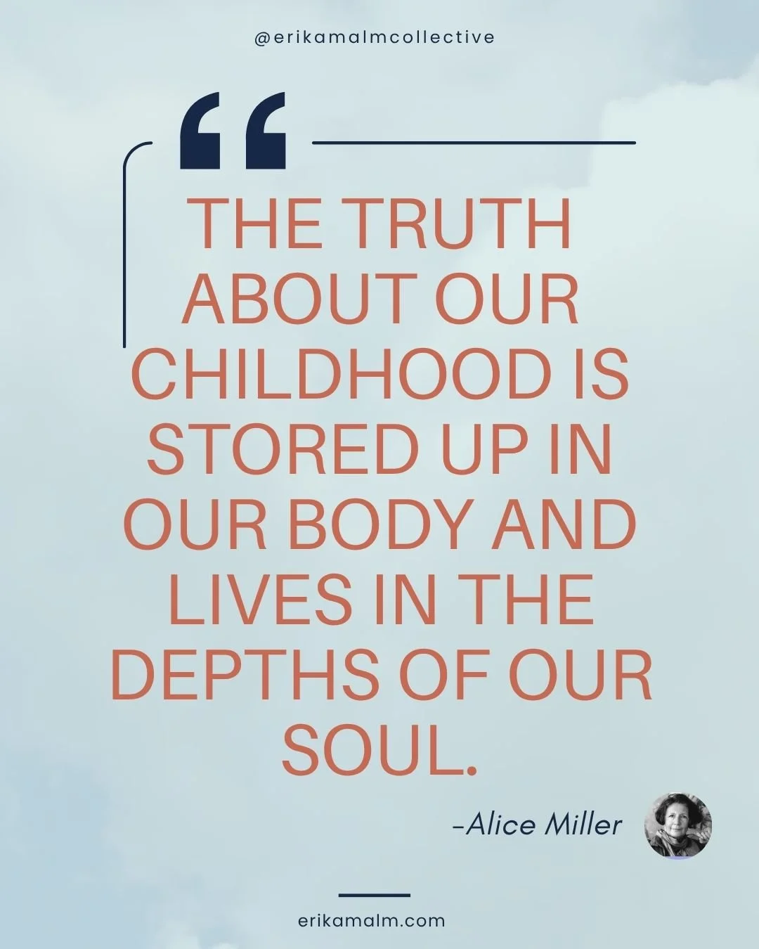 Our earliest experiences do not simply disappear. They shape the way we relate, protect ourselves, connect, and move through the world. Healing often begins when we gently make space to understand those deeper layers within us.

#ErikaMalm #InnerChil