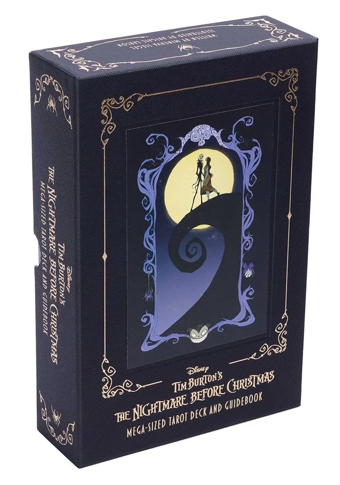 "The Nightmare Before Christmas Tarot Deck and Guidebook" authored by Minerva Siegel, illustrated by Abigail Larson