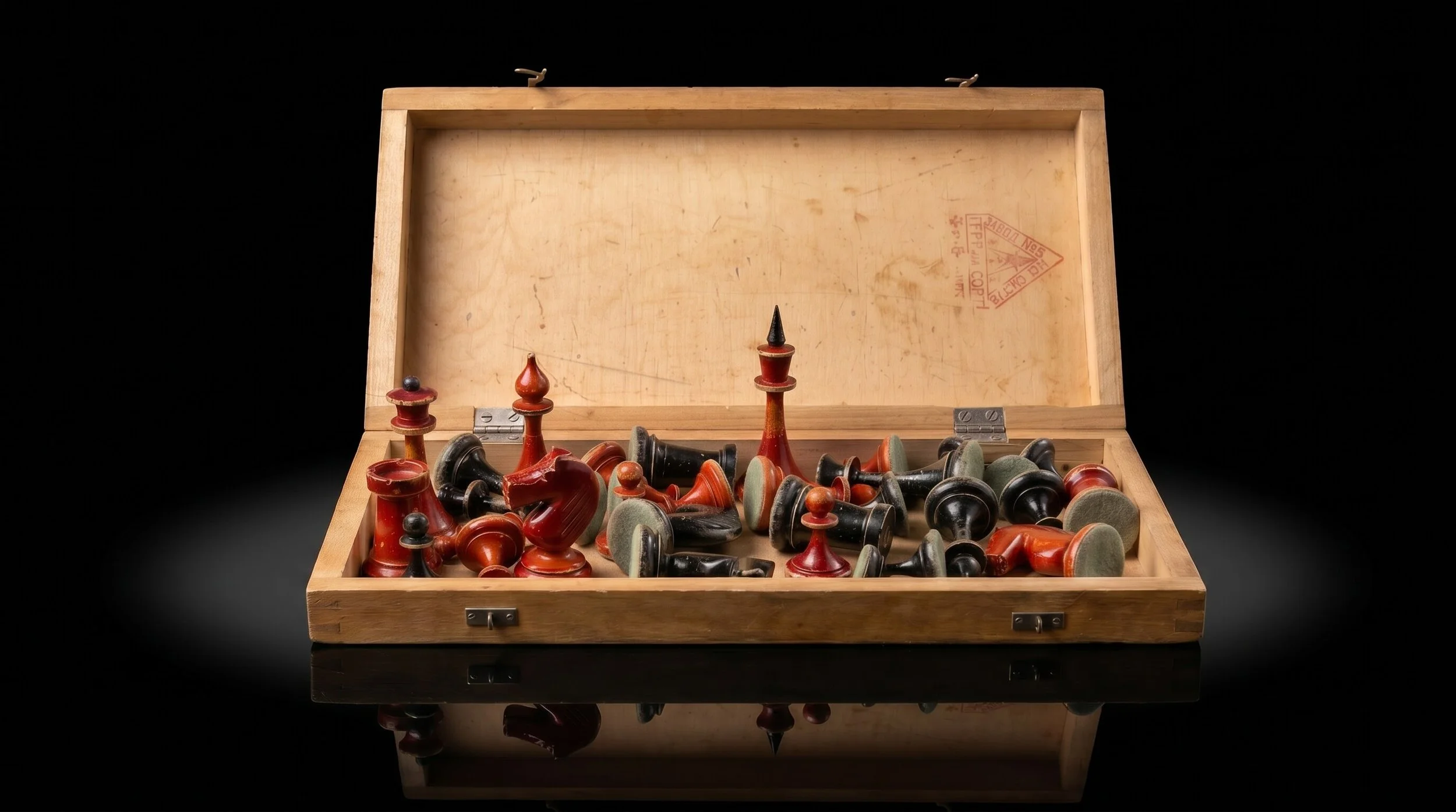 1955 Mordovian Soviet Chess Set