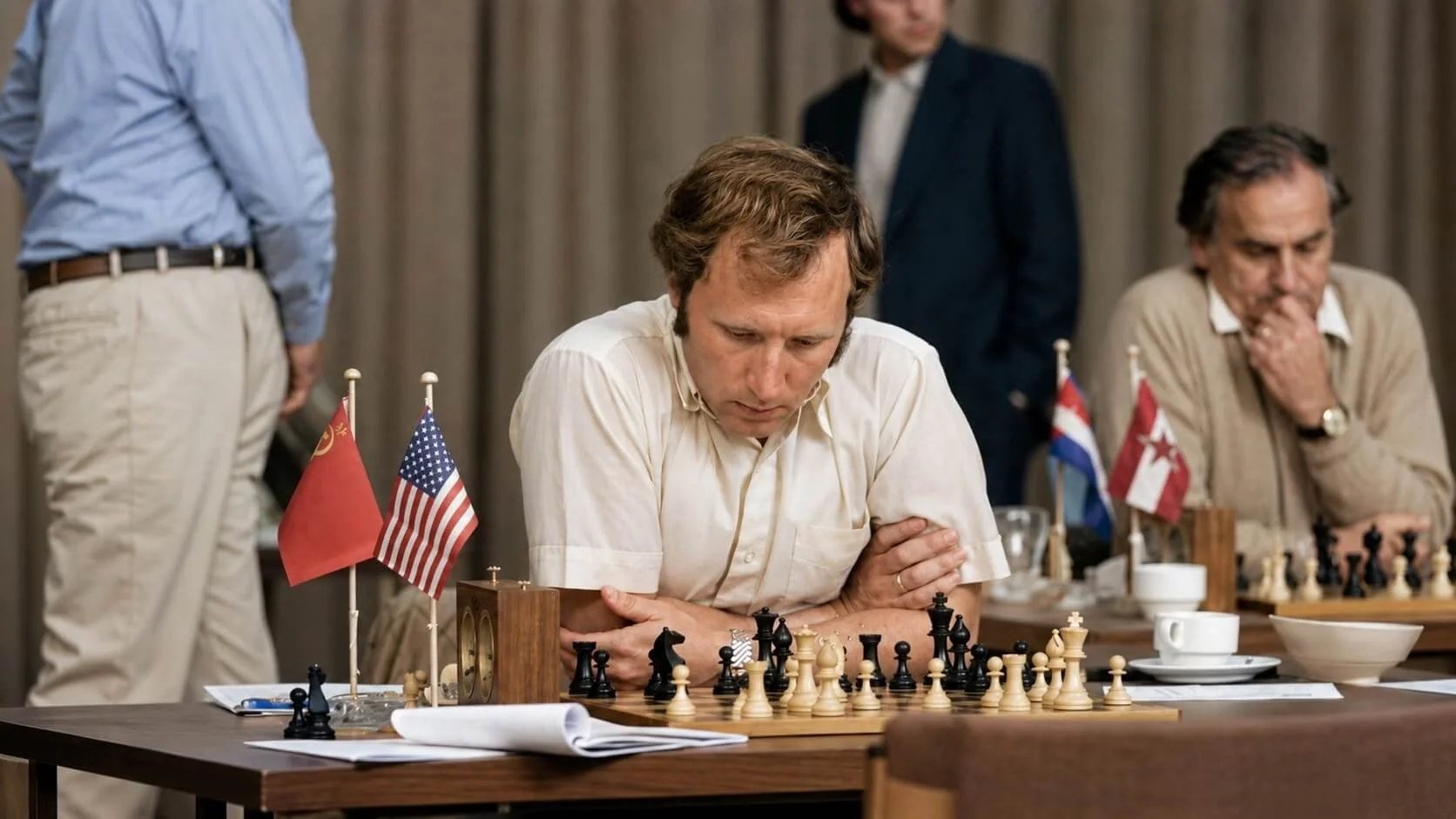Vladimir Tukmakov in play at Wijk aan Zee