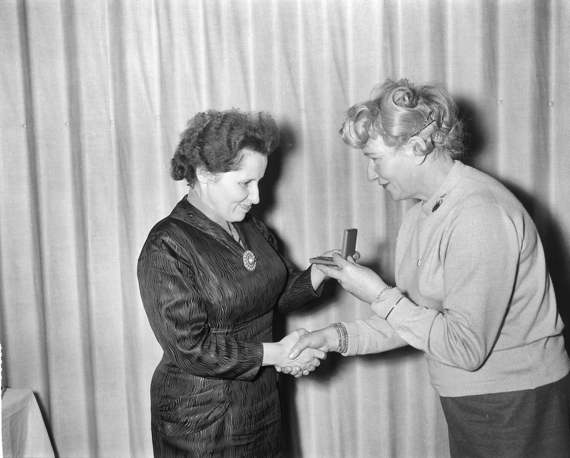 Elisaveta receiving an award