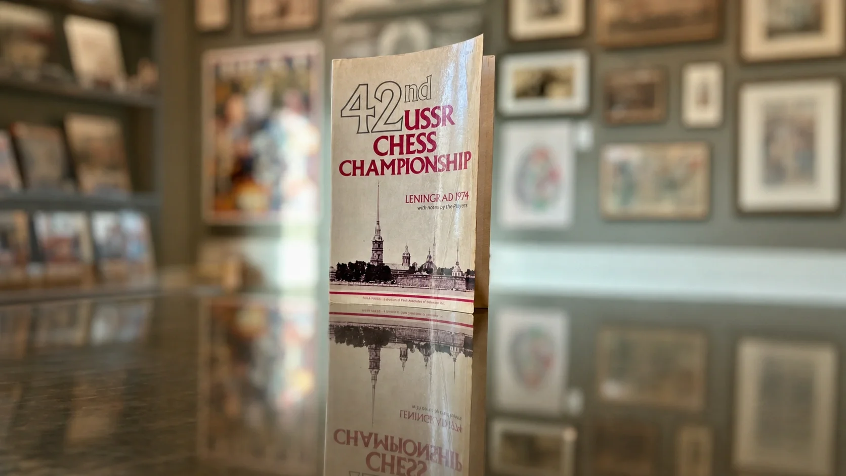 A photo of a chess book