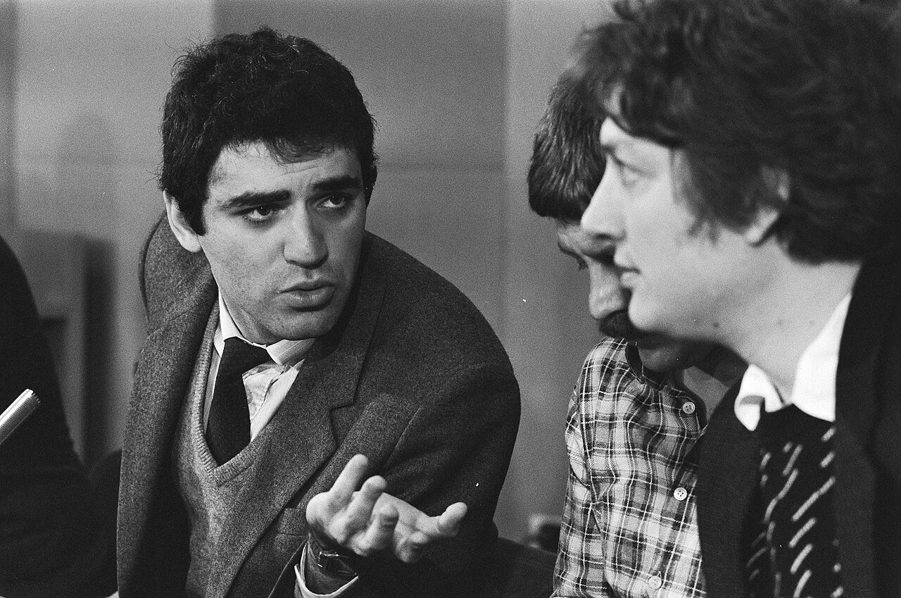 Kasparov in conversation with Jan Timman