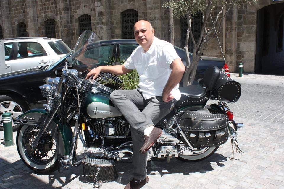 Zurab on a motorcycle