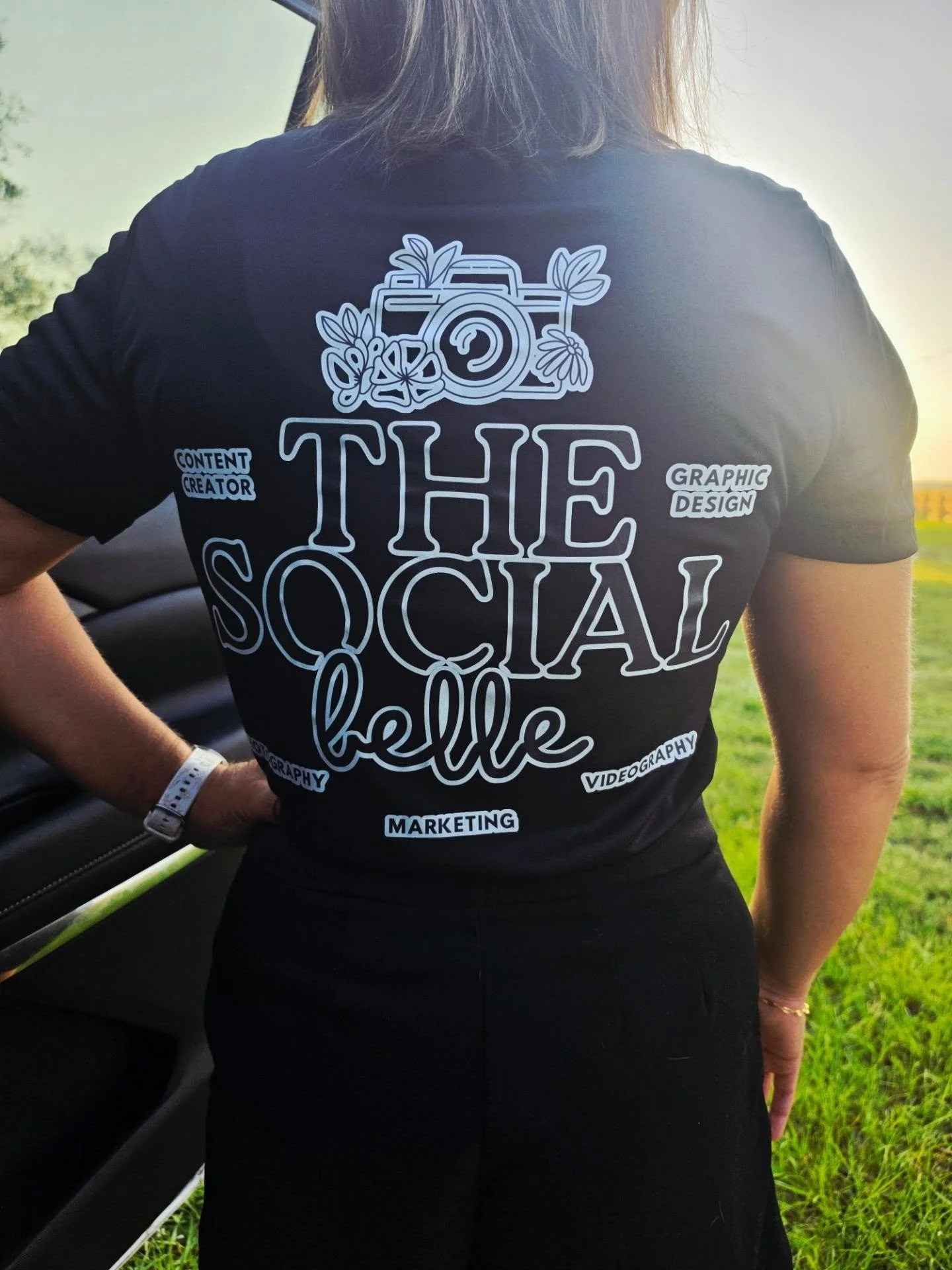Sometimes you have to turn around and look at how far you&rsquo;ve come. 🤍

That logo on the back of my shirt represents a whole lot more than a business.

It represents betting on myself, figuring it out as I go, and building a life I&rsquo;m reall