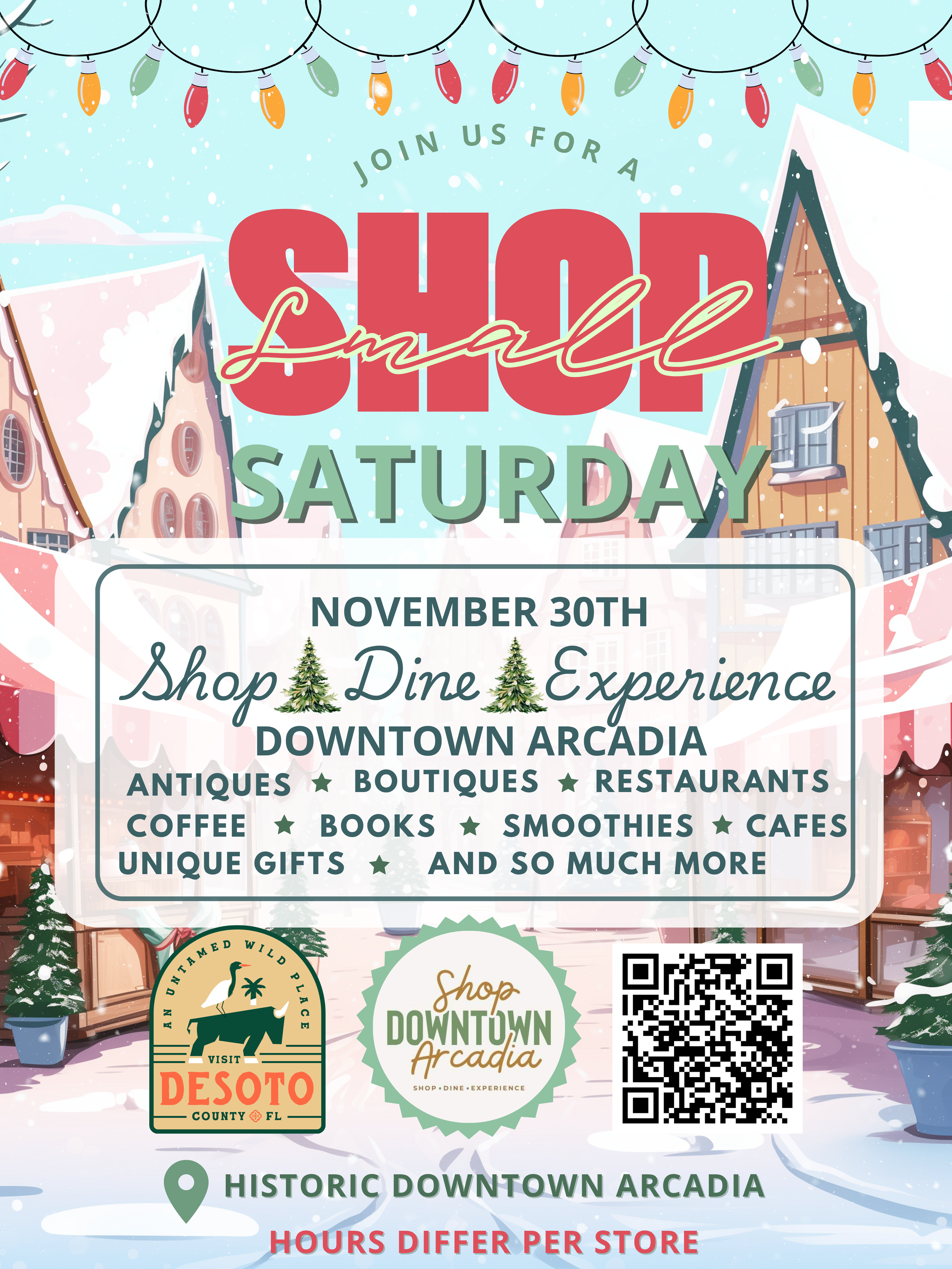 Pink and Green Festive Christmas Market Poster.png