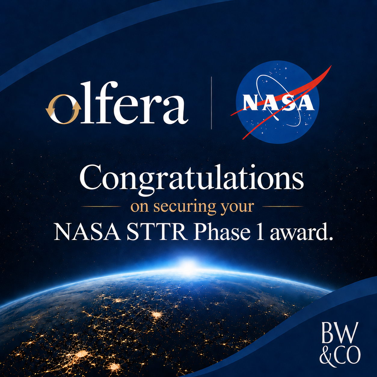 How BW&amp;CO Helped Olfera Win a NASA STTR Phase I Award for Microgravity Parkinson's Research