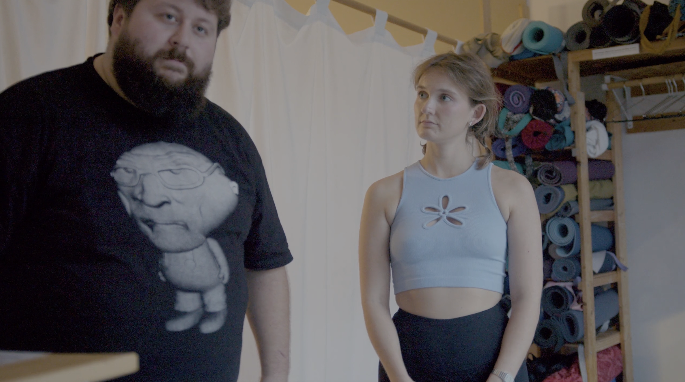 Not Flexible is a celebration of the spiritual, effectual, 100 billion dollar business that is Yoga. An independent comedy production filmed in Chicago. Created by Kathryn Gongaware. 