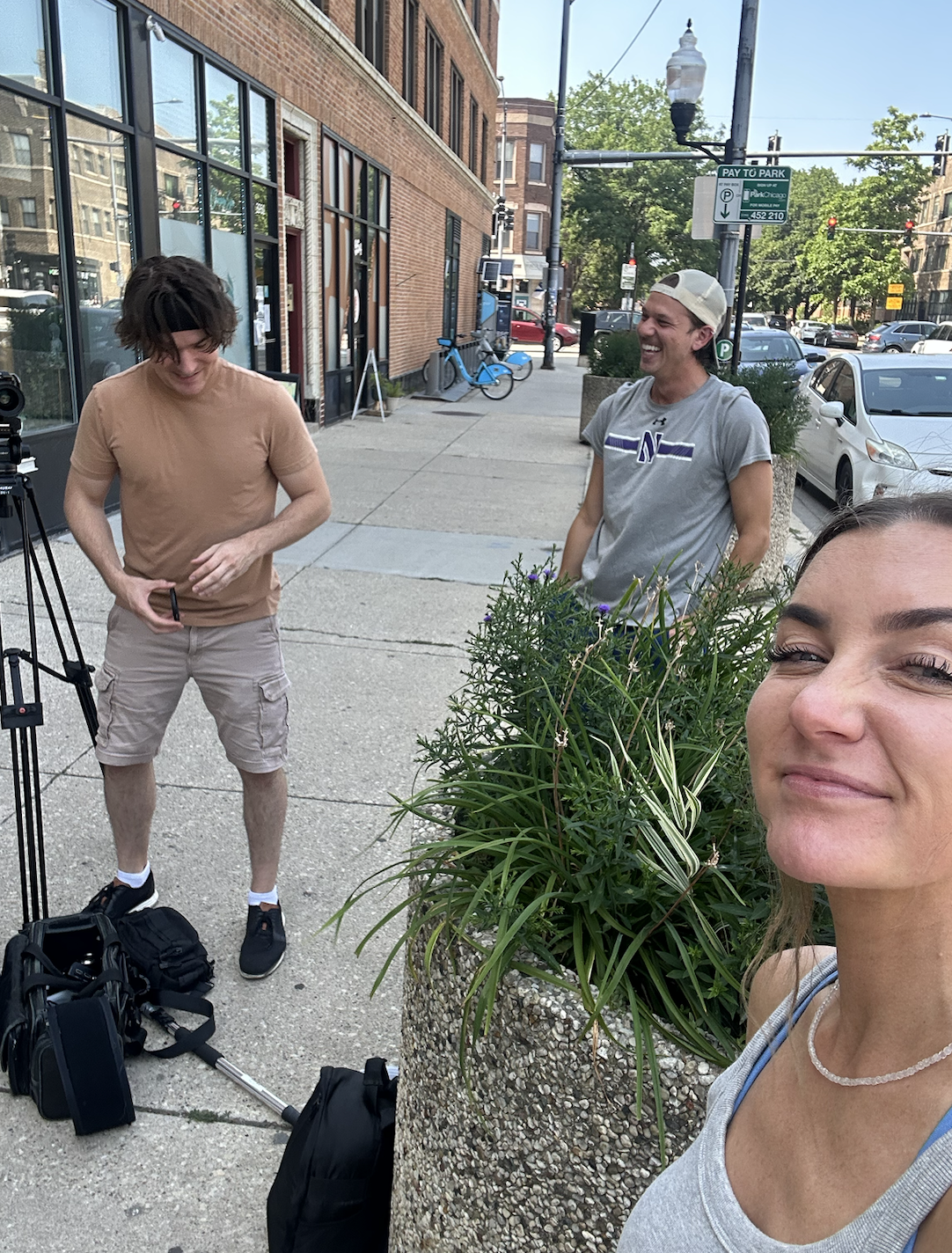 Steven Haas, Camera. Ben Gerber, Director. Not Flexible is an independent comedy series about yoga. Filmed in Chicago. Created by Kathryn Gongaware. 