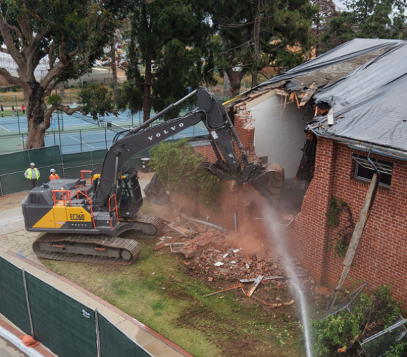 Pali Rec Center’s Old Gymnasium to be Demolished Tuesday