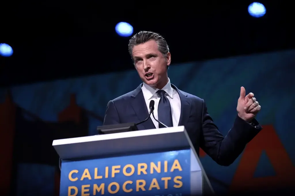 Gavin Newsom speaking